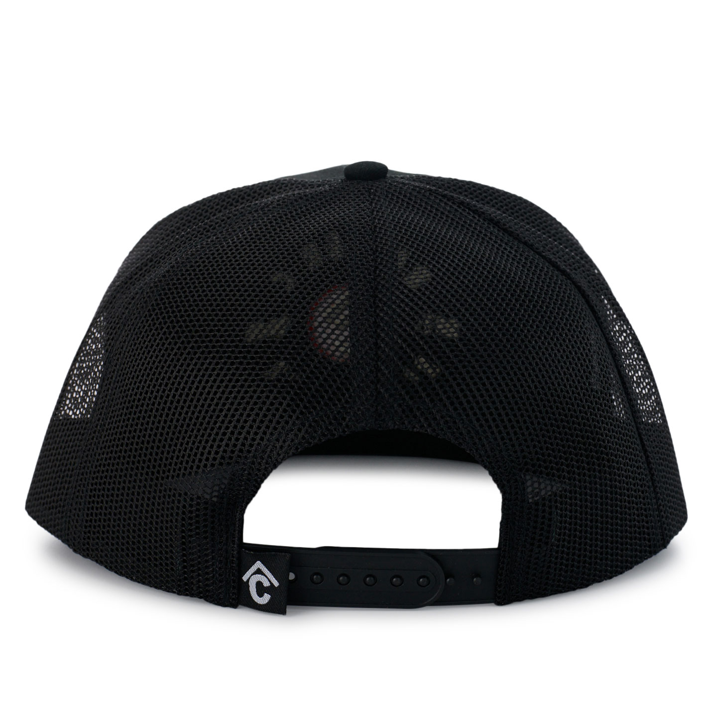 Rafter C Men's Black & Embroidered Circle Logo Cap - Image 1