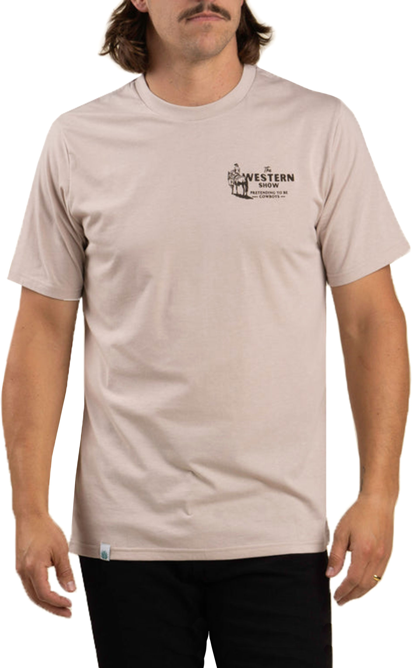 Sendero Provisions Co. Men's Sand Western Show Graphic T-Shirt - Image 1