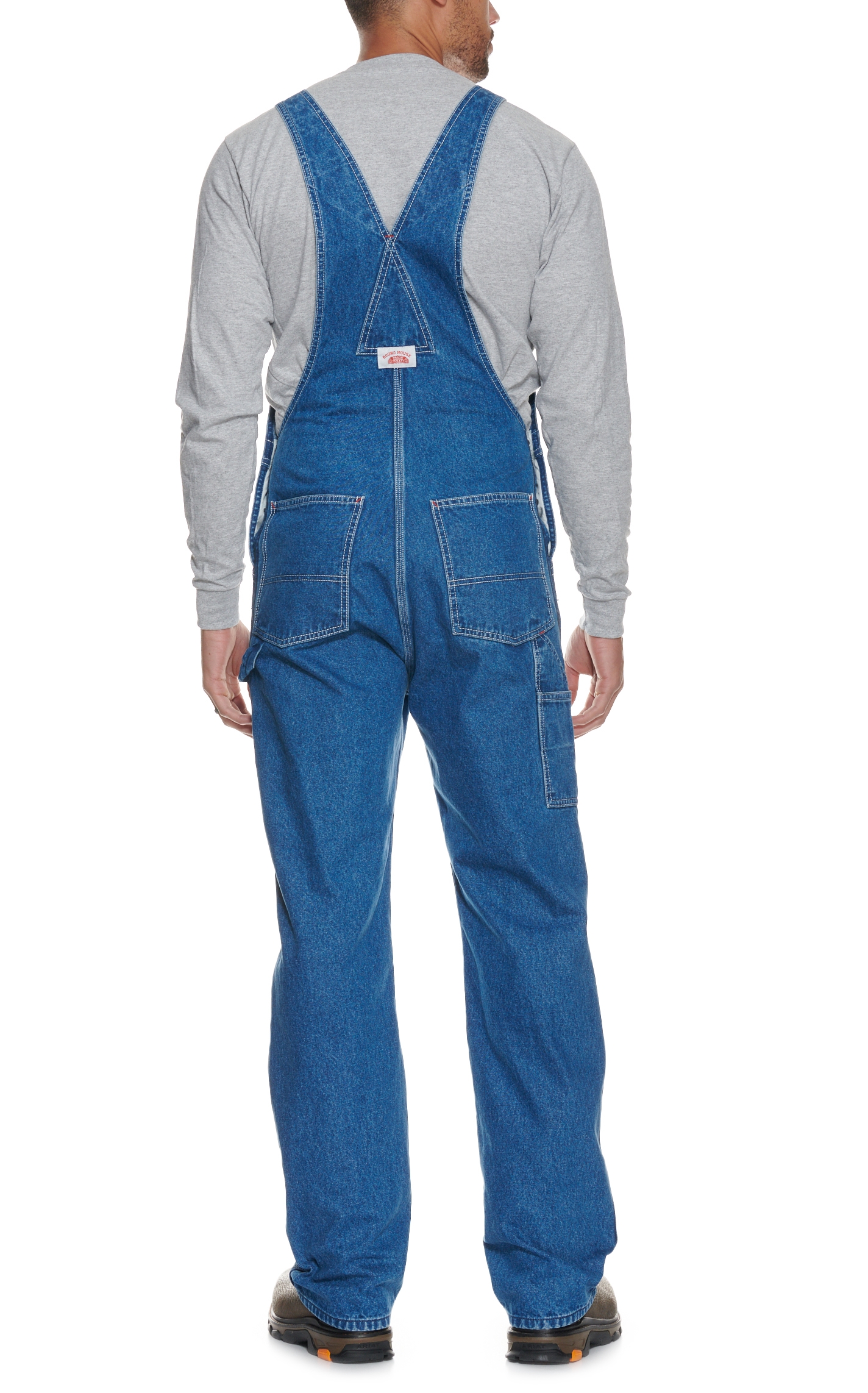 Round House Stonewash Denim Overalls - Image 1
