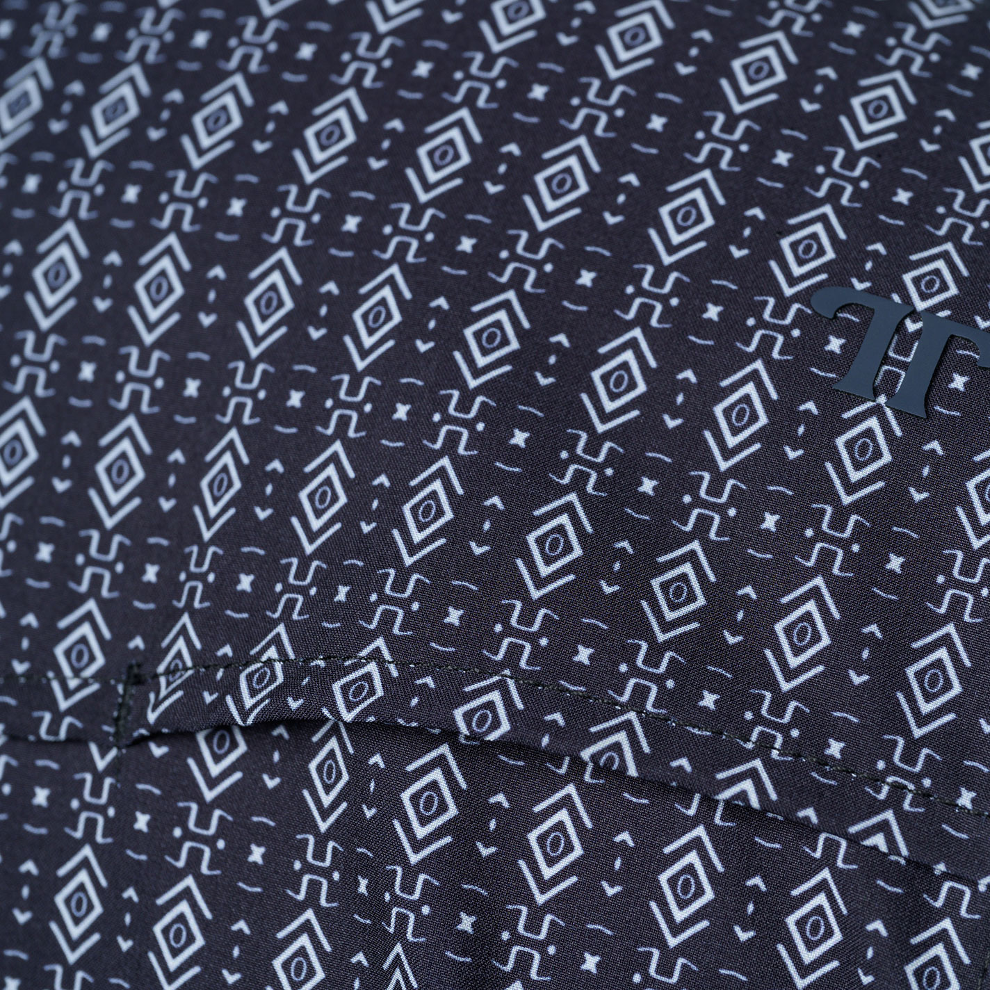 Ferrell Men's Black Aztec Print Western Shirt - Image 3
