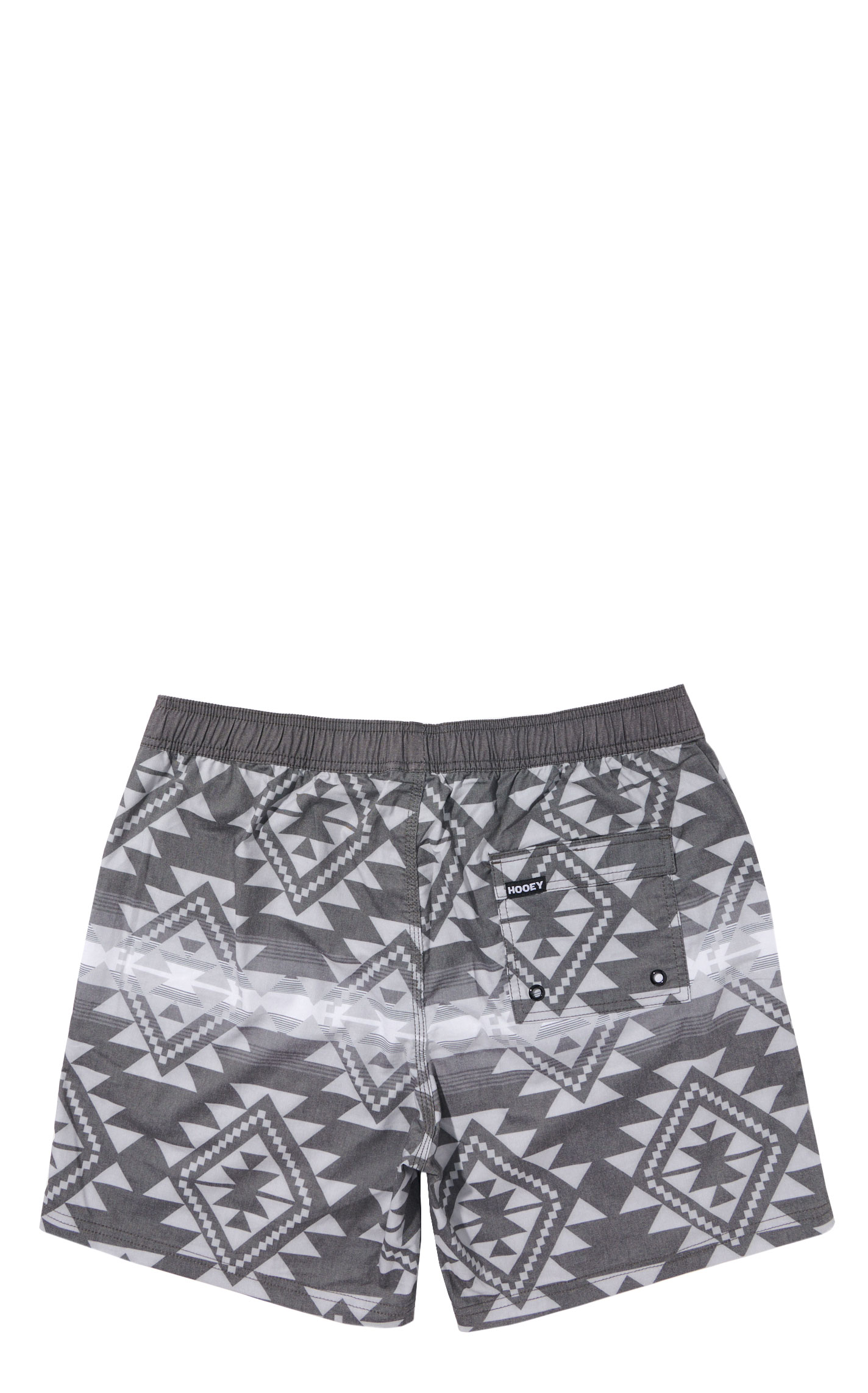 Hooey Men's Charcoal Aztec Print Swim Trunks - Image 1