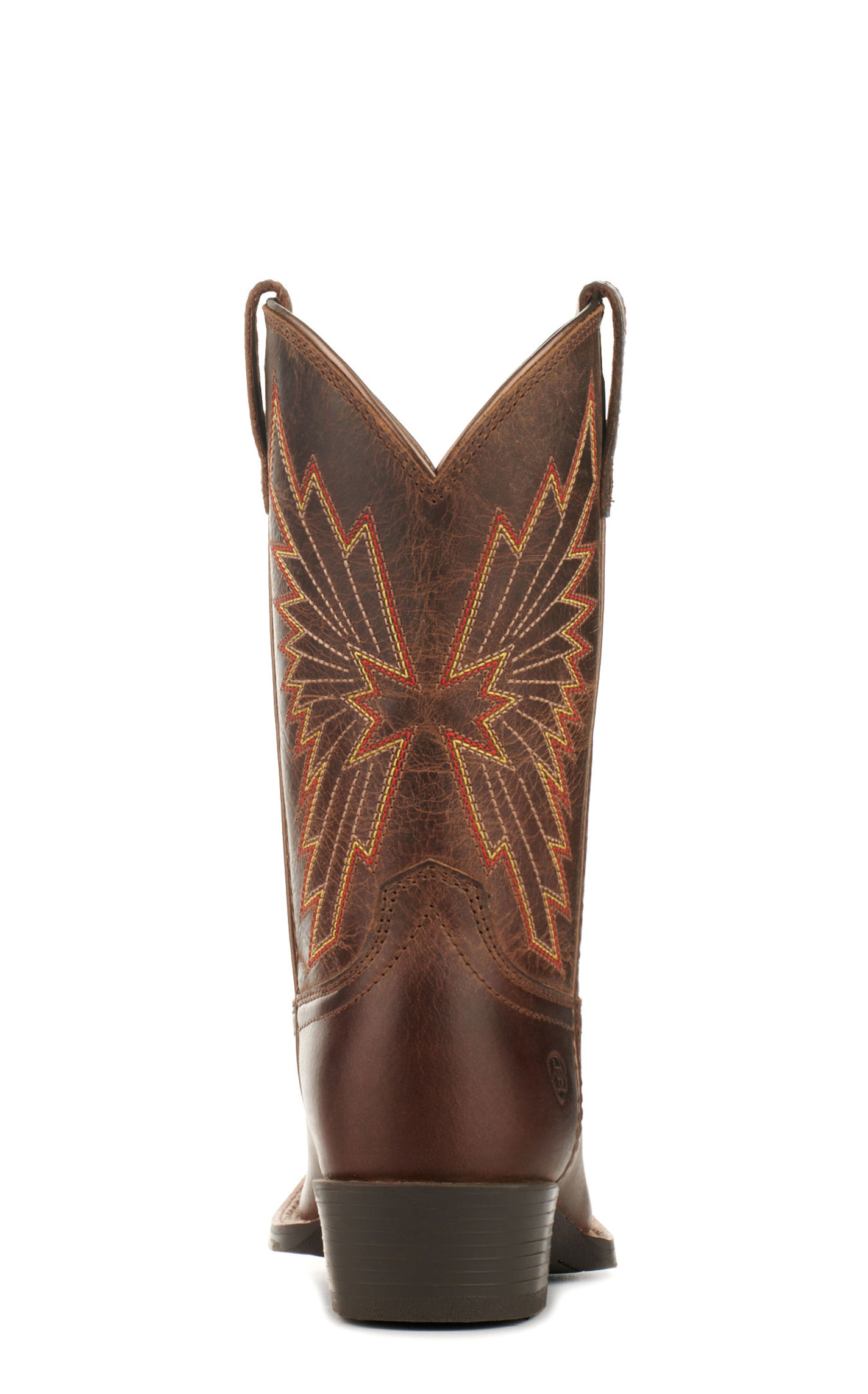 Ariat Youth Decatur Honey Bee Brown Punchy Square Toe Cowboy Boots - Image 1