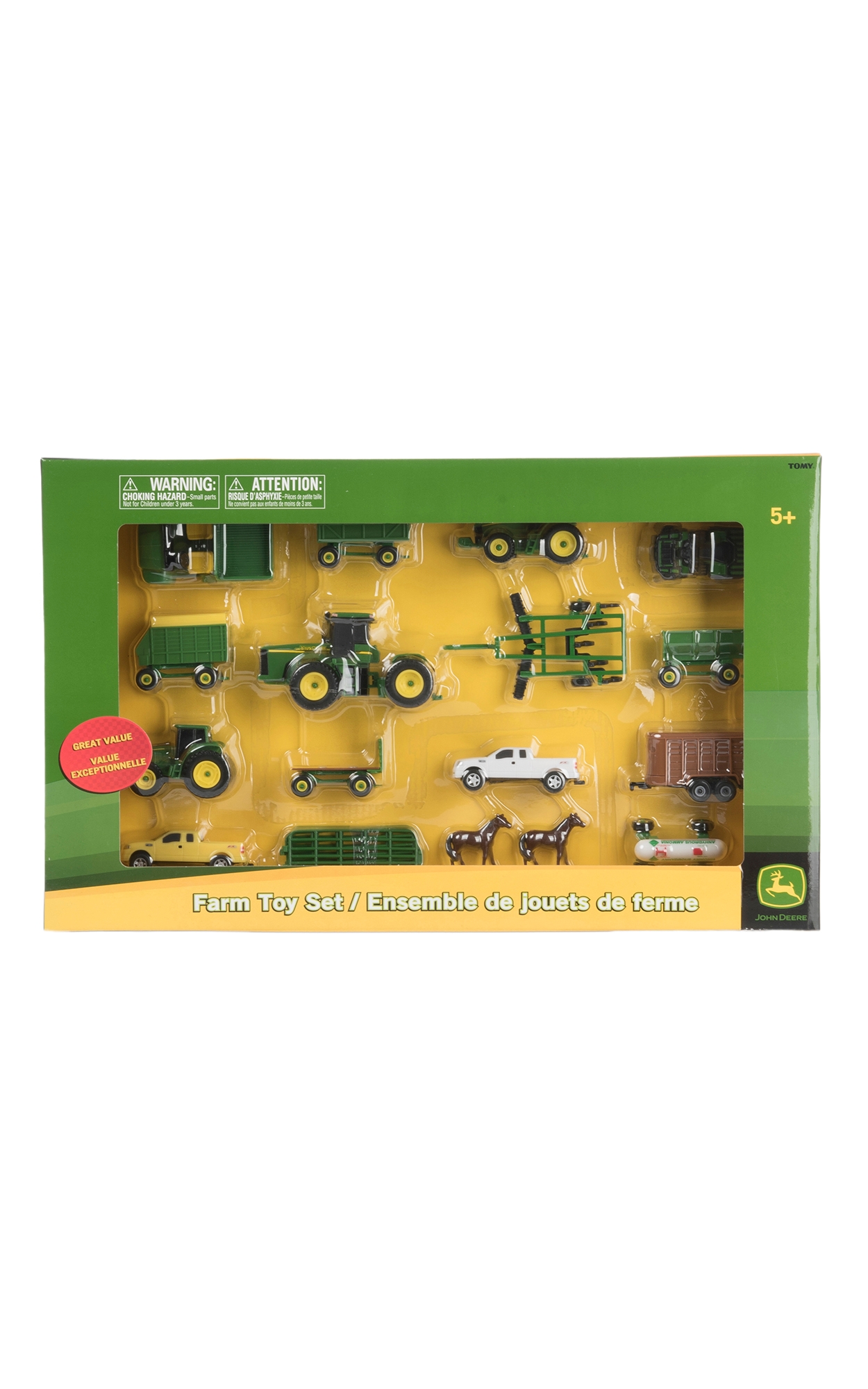 John Deere Kid's Farm Toy Set - Image 1