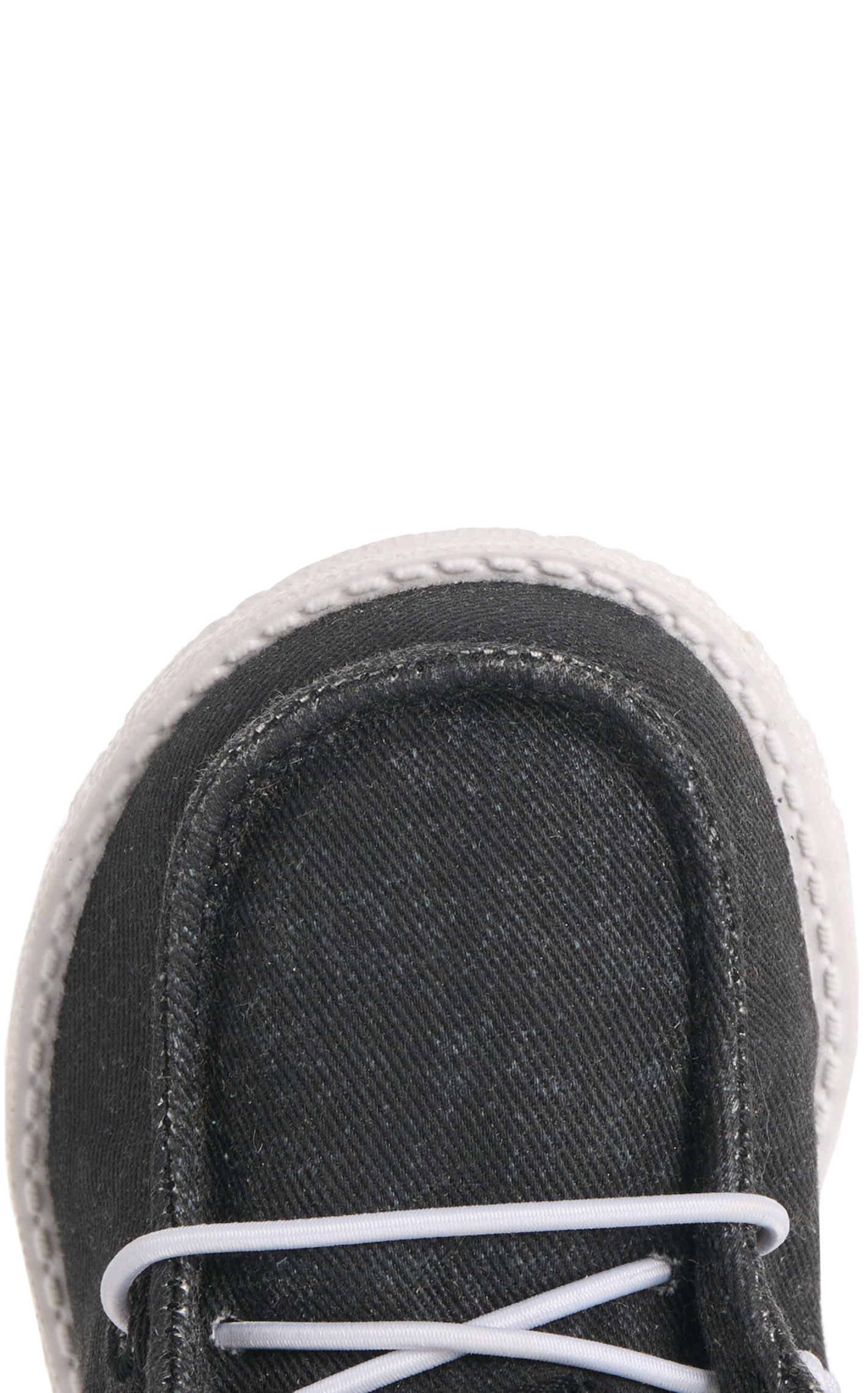 Hey Dude Infant Lil' Dudes Black Moc Toe Casual Shoes - Image 1
