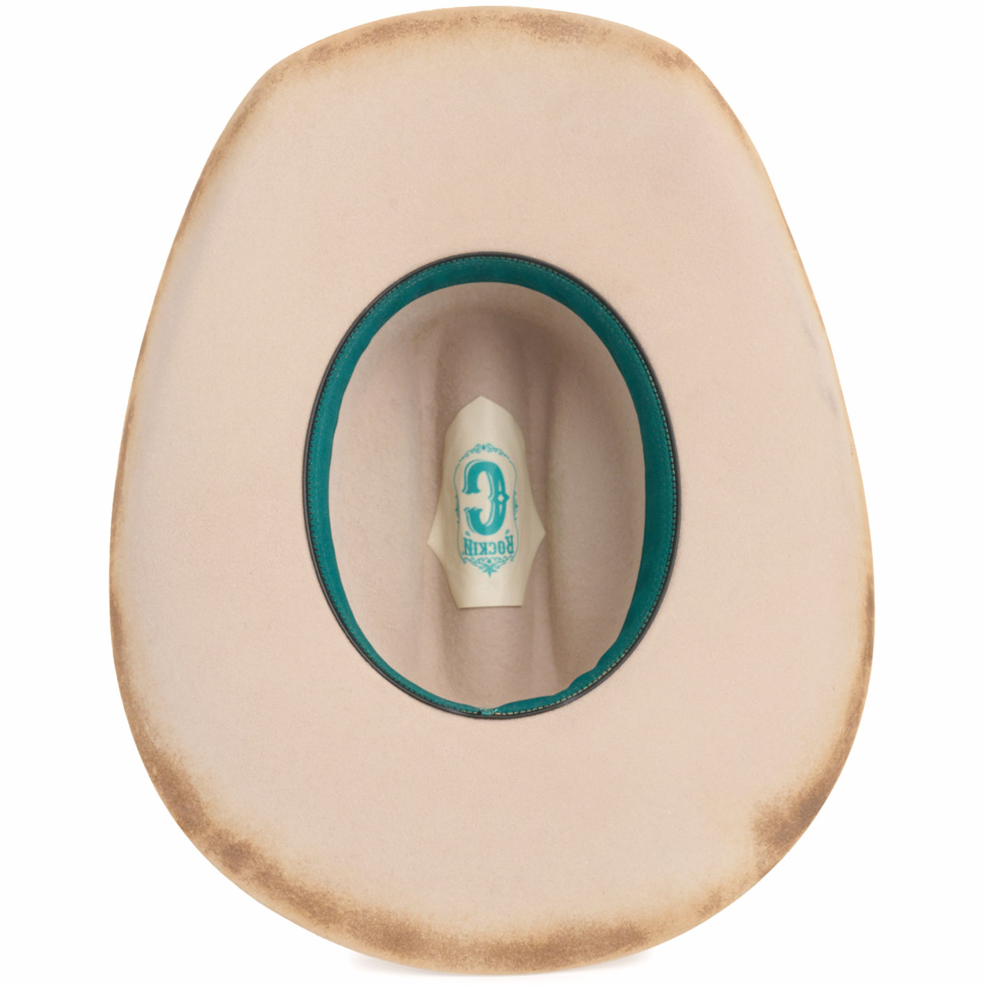 Rockin C Women's Burnt Buckskin Wesley Creased Western Hat - Image 3