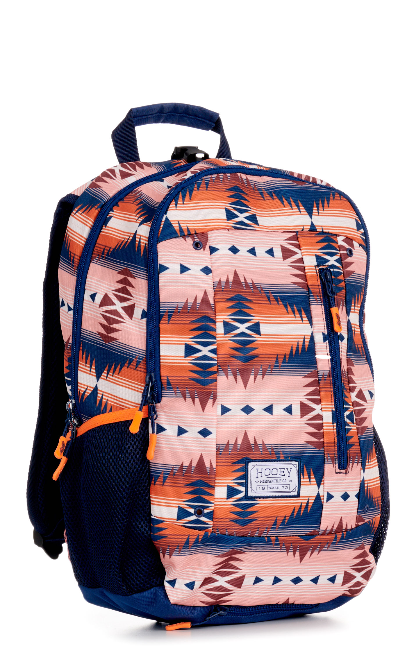 Hooey Rockstar Navy Aztec Print Backpack - Image 1