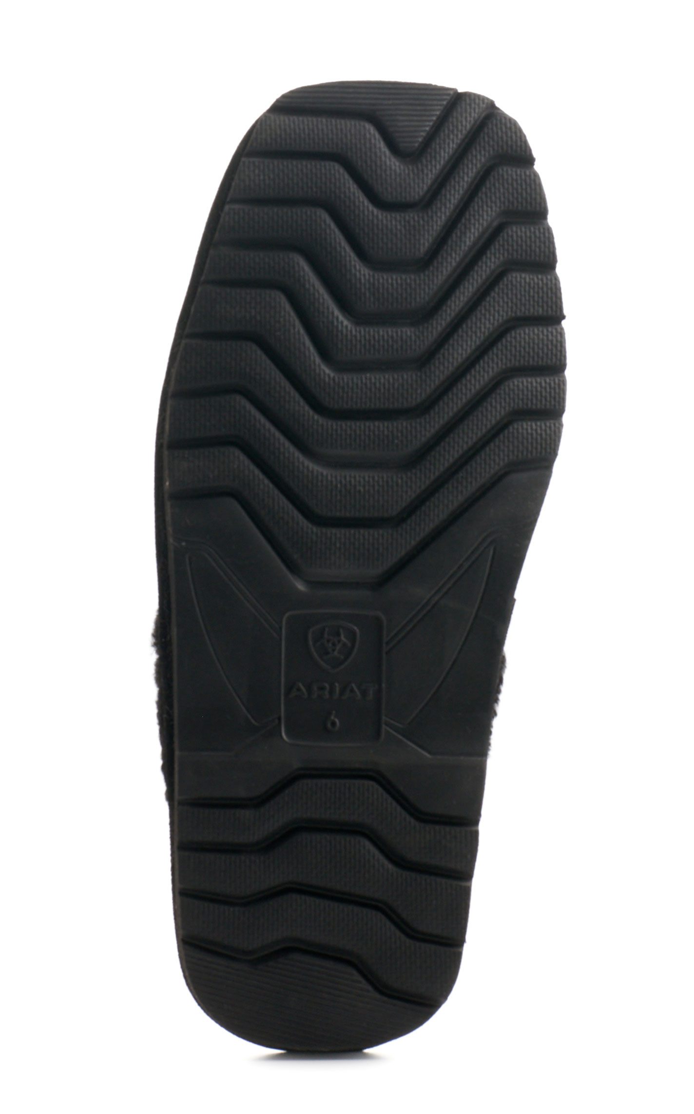 Ariat Women's Jackie Black Suede Slippers - Image 1
