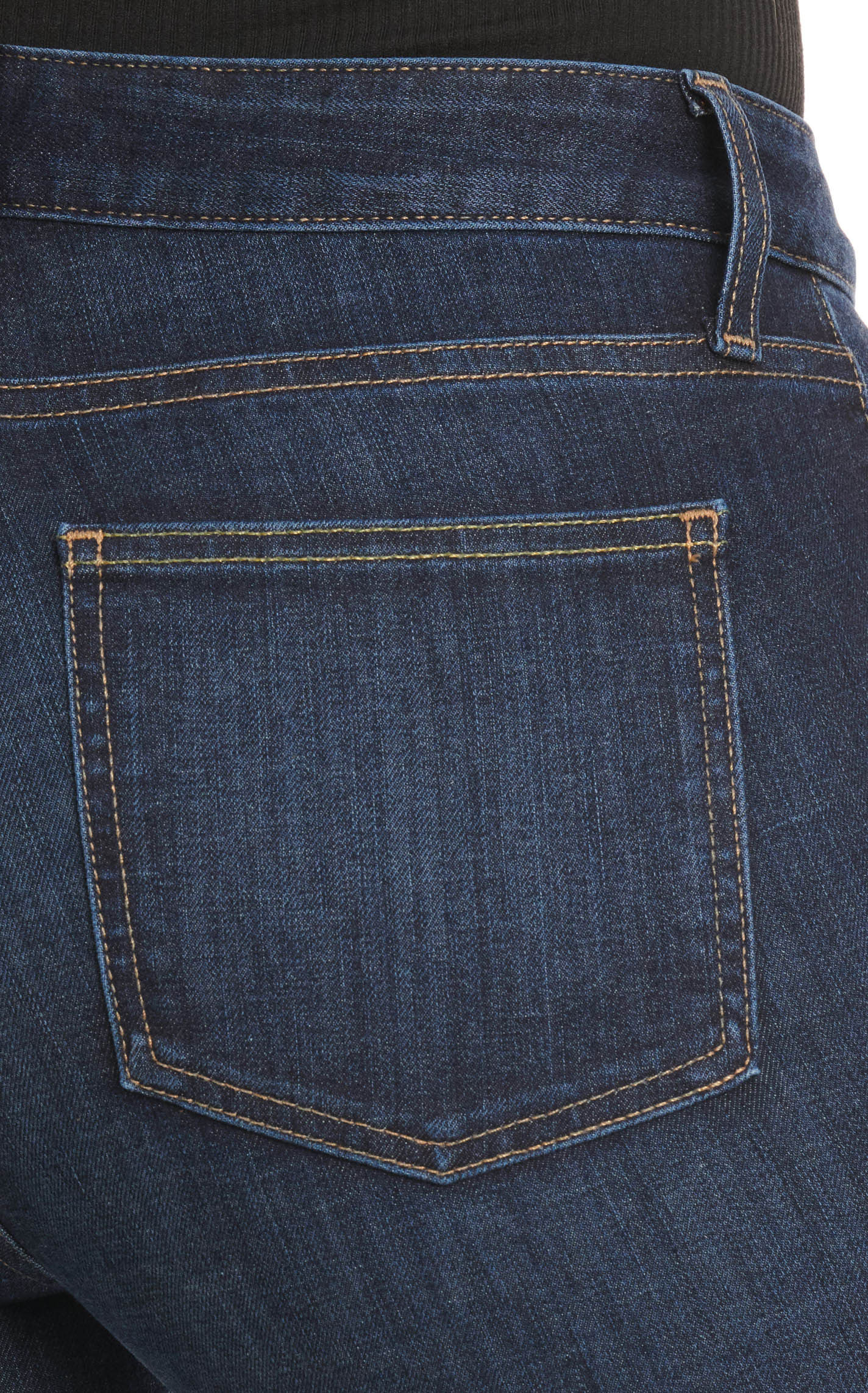 Kimes Ranch Women's Chloe Dark Wash Mid Rise Fitted Thigh Boot Cut Jeans - Image 1