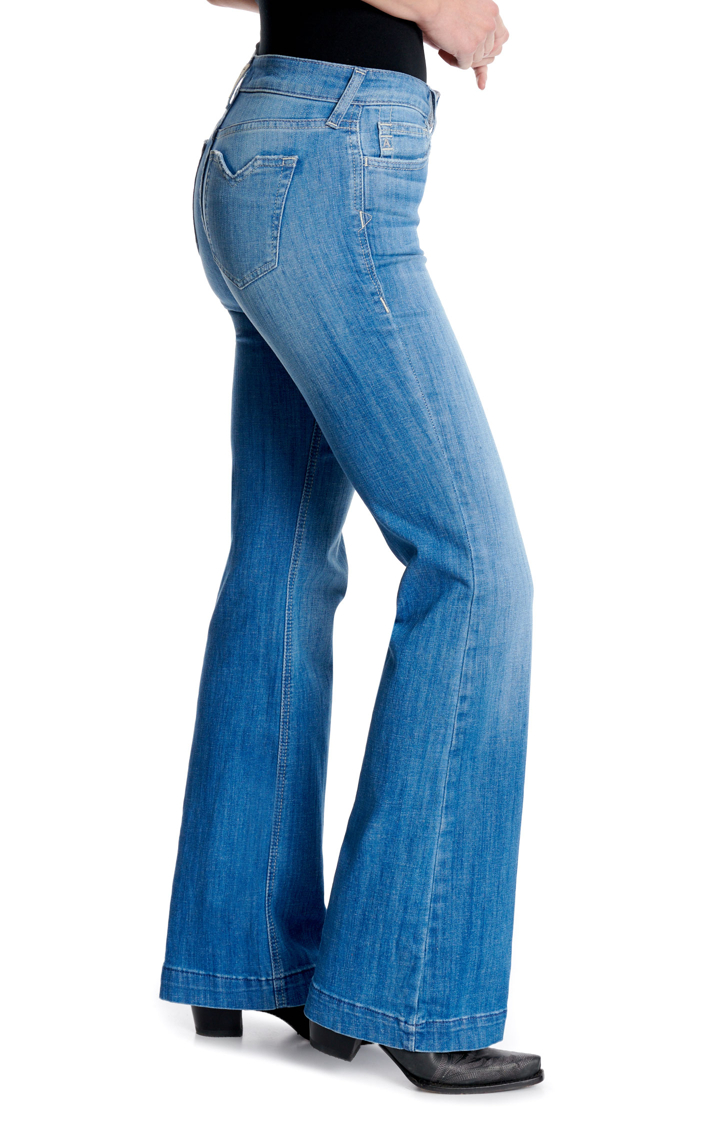 Ariat Women's Claire Anaheim Light Wash Slim Trouser Jeans - Image 1