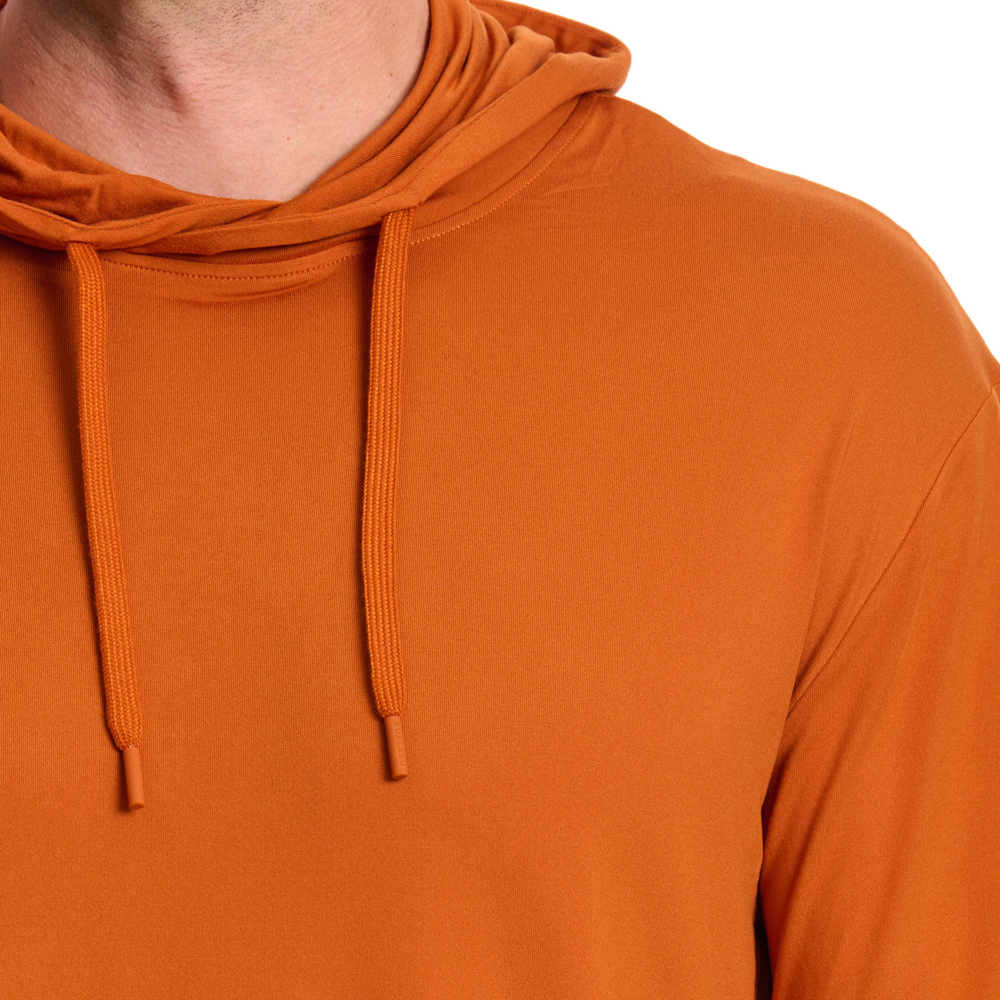 BURLEBO Men's Tangerine Performance Outdoor Hoodie - Image 1