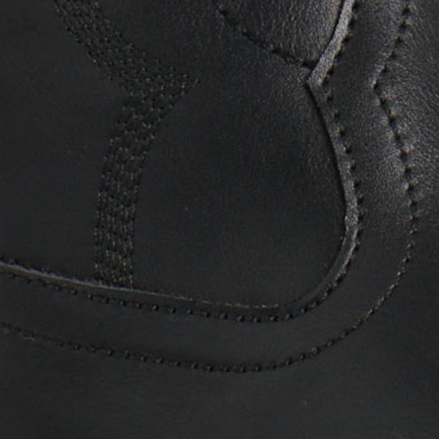 Roper Women's Shayla Black Faux Leather Wide Square Toe Cowboy Boots - Image 1