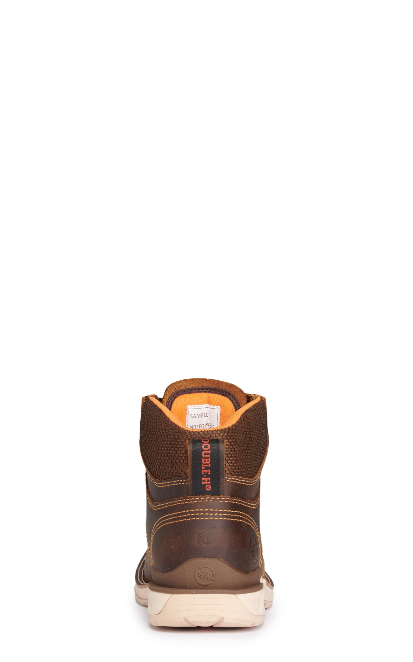Double H Men's Brunel Sand Phantom Rider Wide Square Moc Toe Lace Up Shoe - Image 1