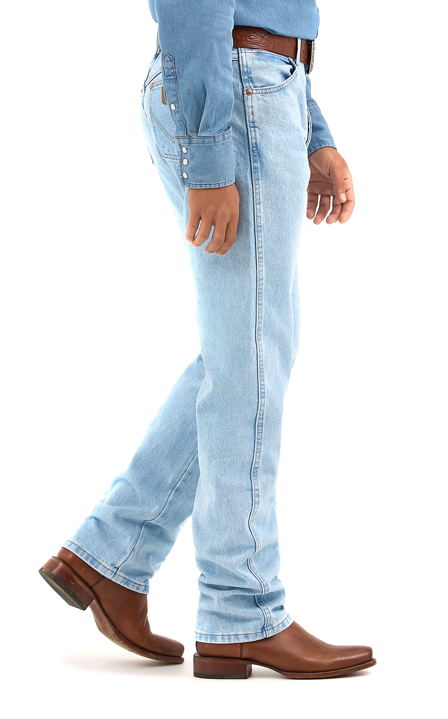 Wrangler Cowboy Cut Bleach Original Fit Tall Jeans - Image 1