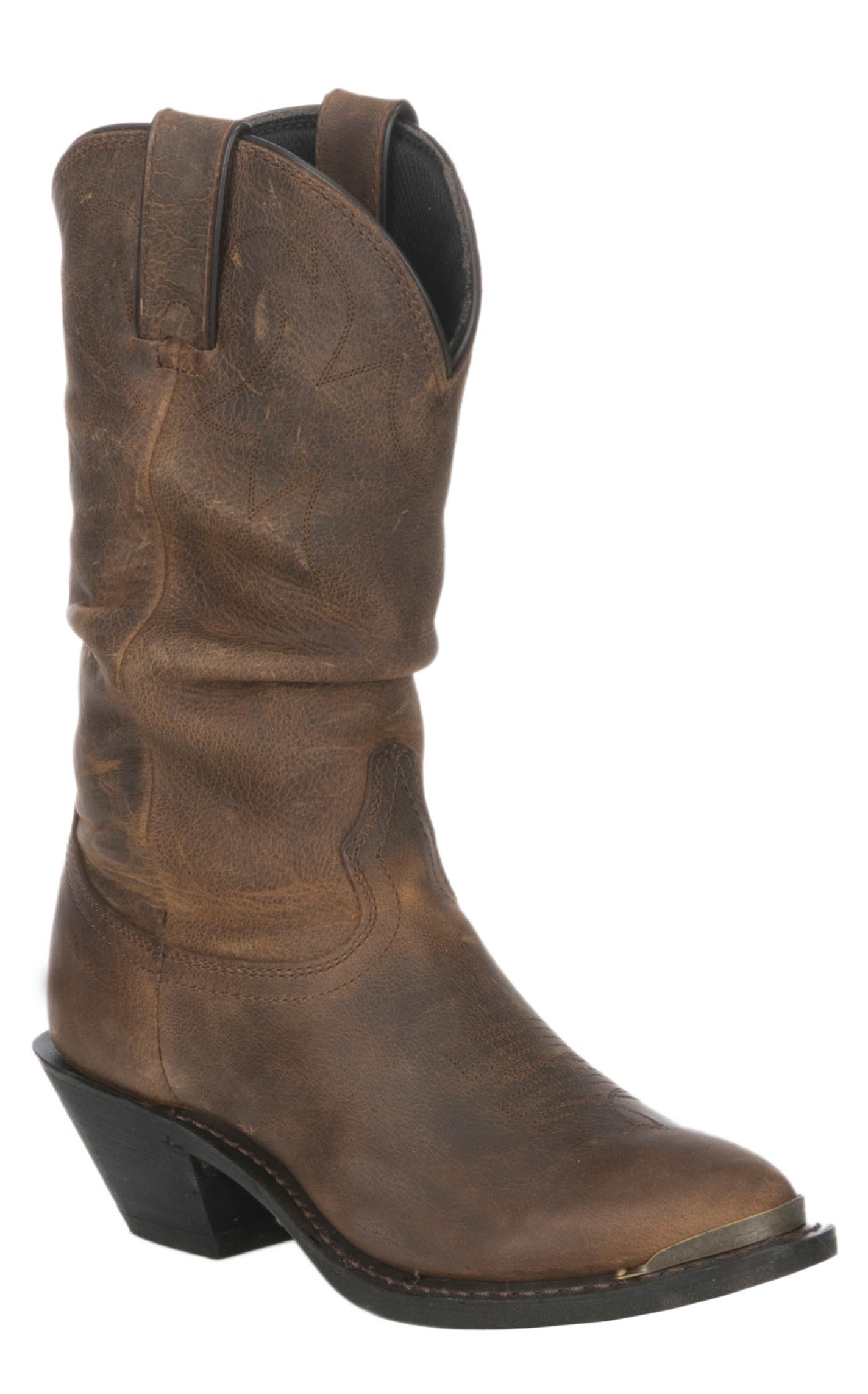 Durango Women's Distressed Slouch Round Toe Cowboy Boots - Image 1