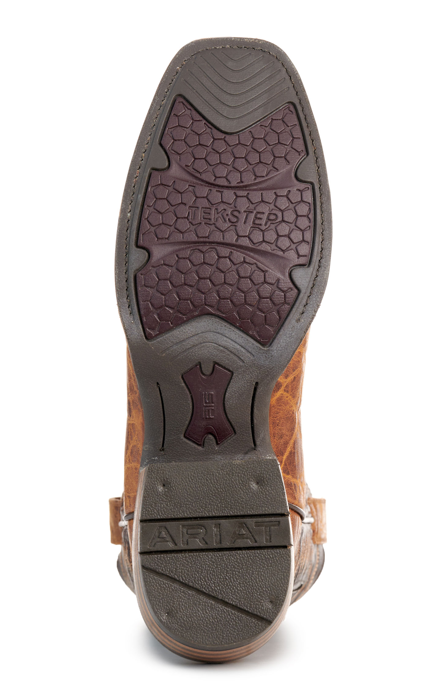 Ariat  Men's Smoked Tan & Aging Barrel Narrow Cutter Toe Cowboy Boots - Image 1