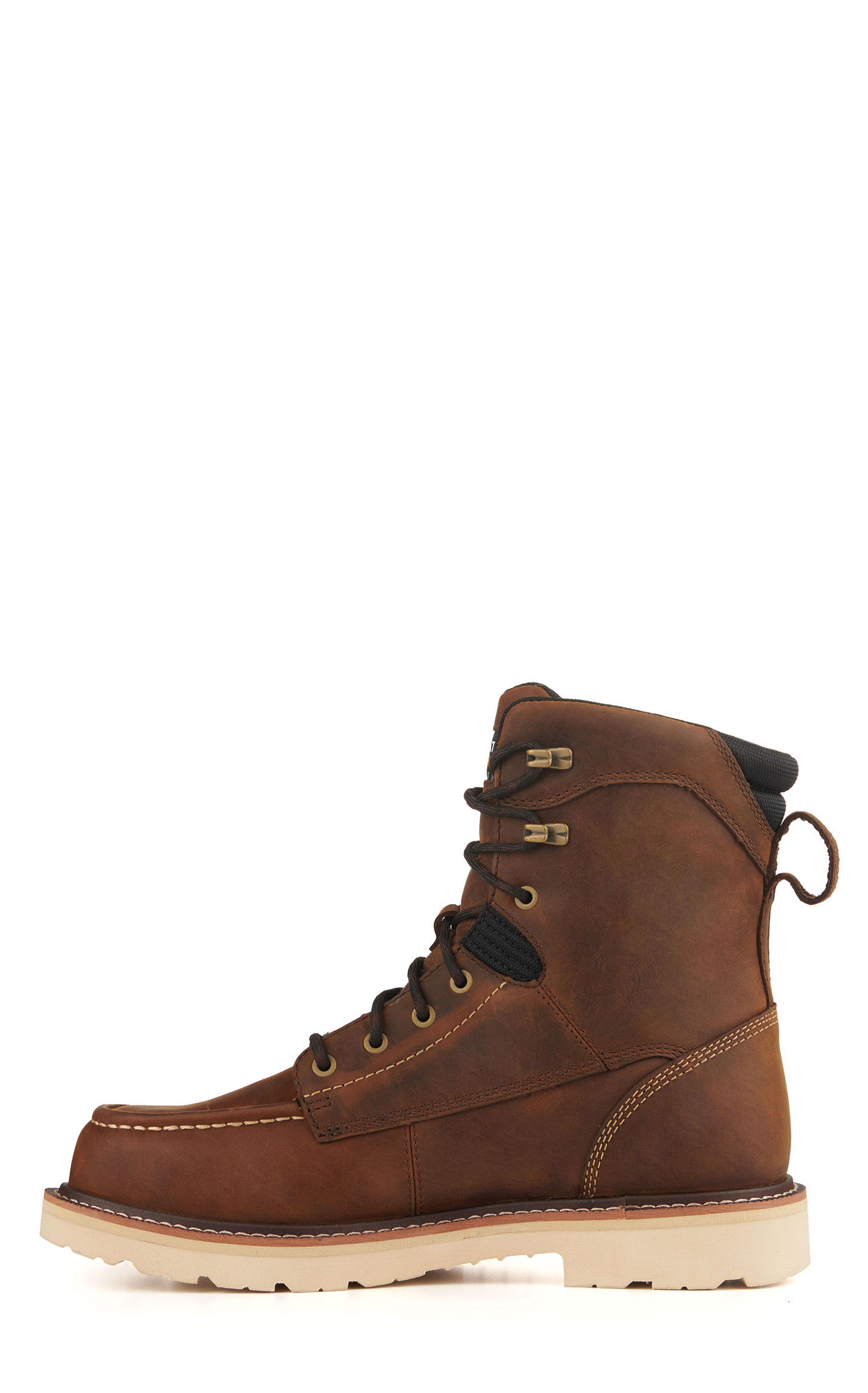 Ariat Men's Rebar Lift Distressed Brown Waterproof Round Composite Toe 8\
