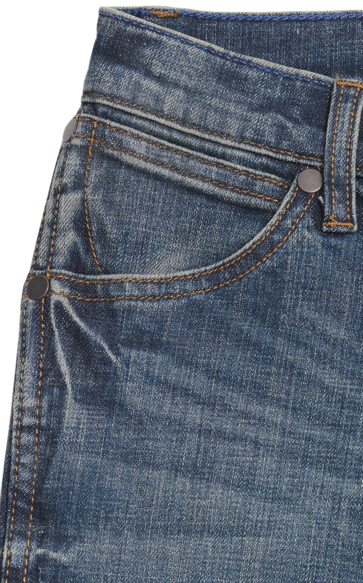 Wrangler Retro Boy's Layton Medium Wash Slim Fit Boot Cut Jeans  - Image 1