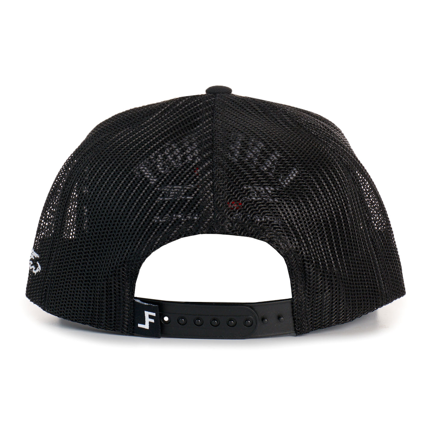 Lane Frost Men's Black Red & White World Champion Bull Rider Trucker Cap - Image 1