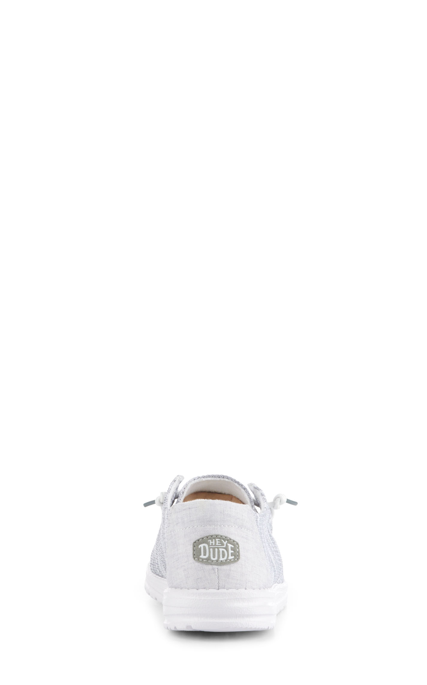 Hey Dude Women’s Wendy Sox Gray Moc Toe Lace Up Casual Shoes - Image 1