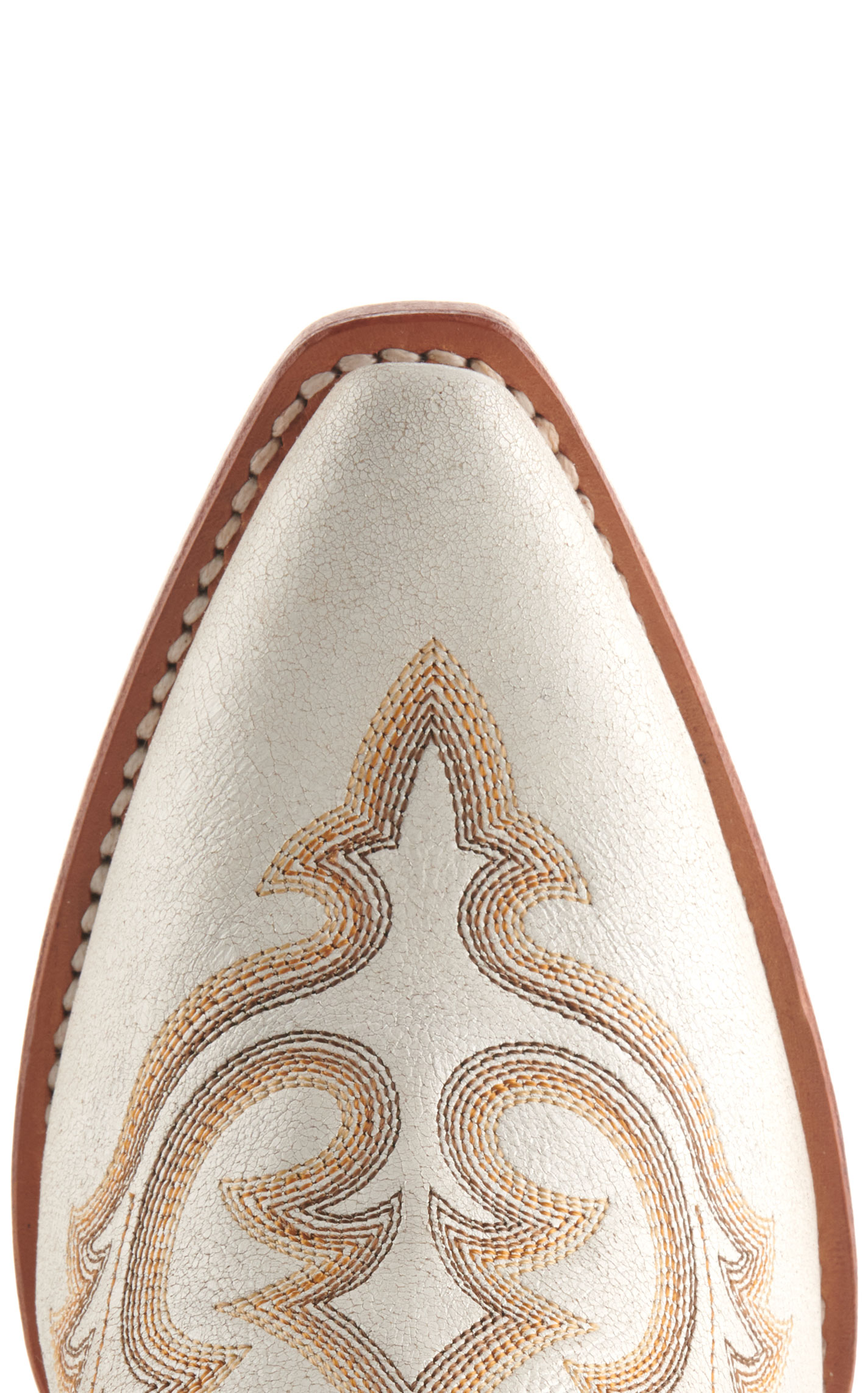 Durango Women's Crush Ivory Snip Toe Tall Cowboy Boots - Image 1
