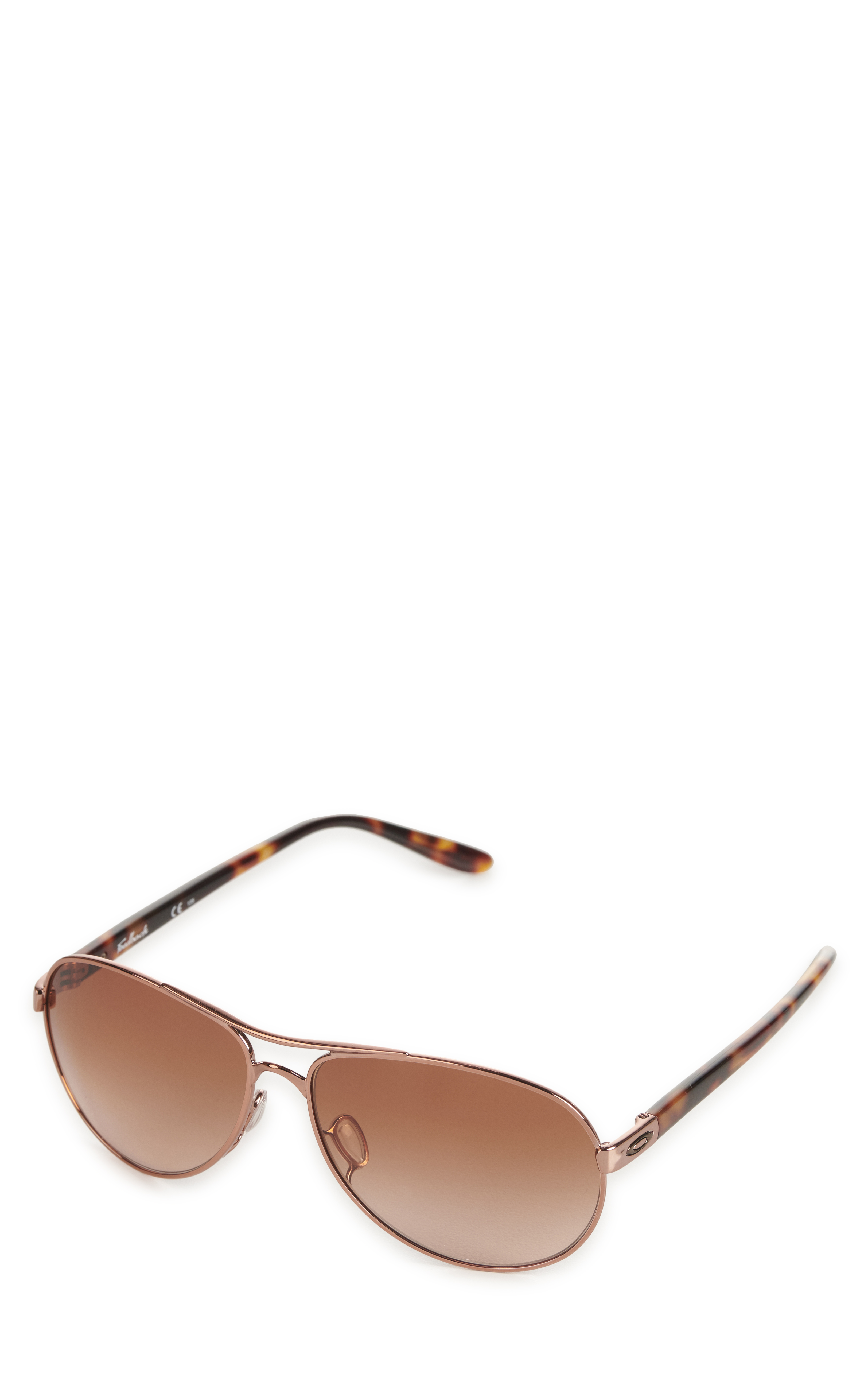 Oakley Feedback Brown Gradient with Rose Gold Lenses Sunglasses - Image 1