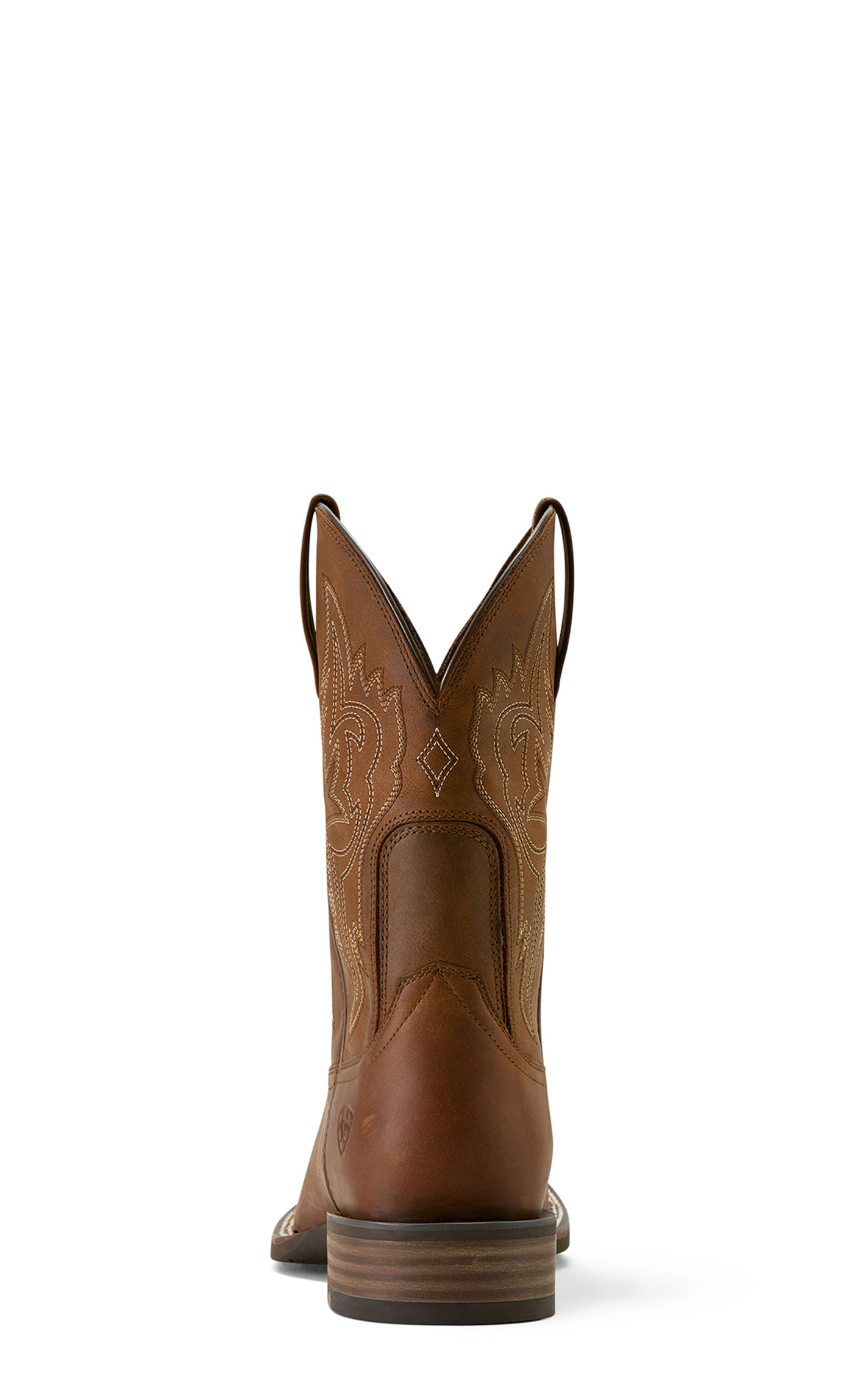 Ariat Men's Distressed Rich Brown Big Rig Wide Square Toe Boots - Image 1