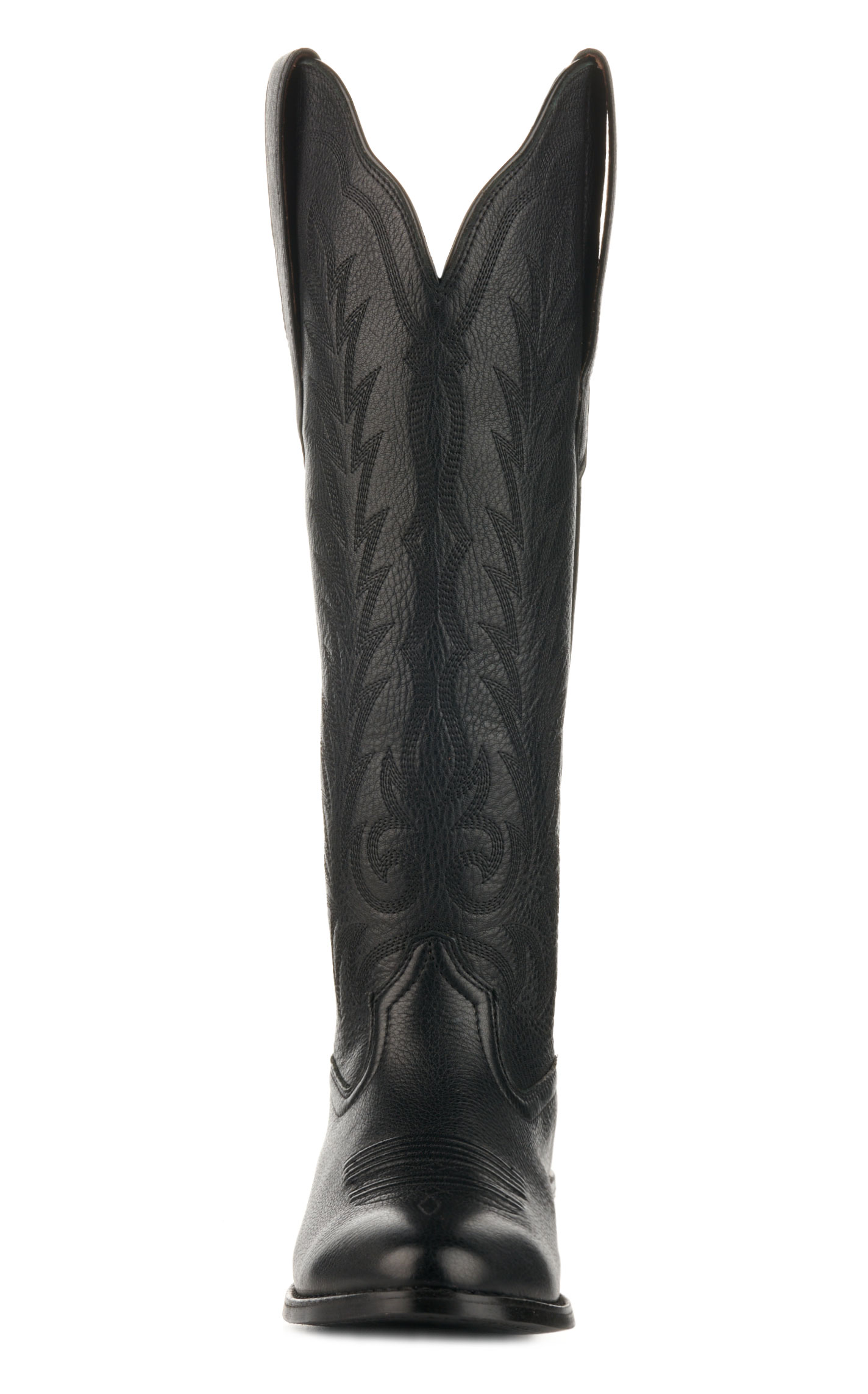 Ariat Women's Heritage Black StretchFit Round Toe Tall Cowboy Boots - Image 1