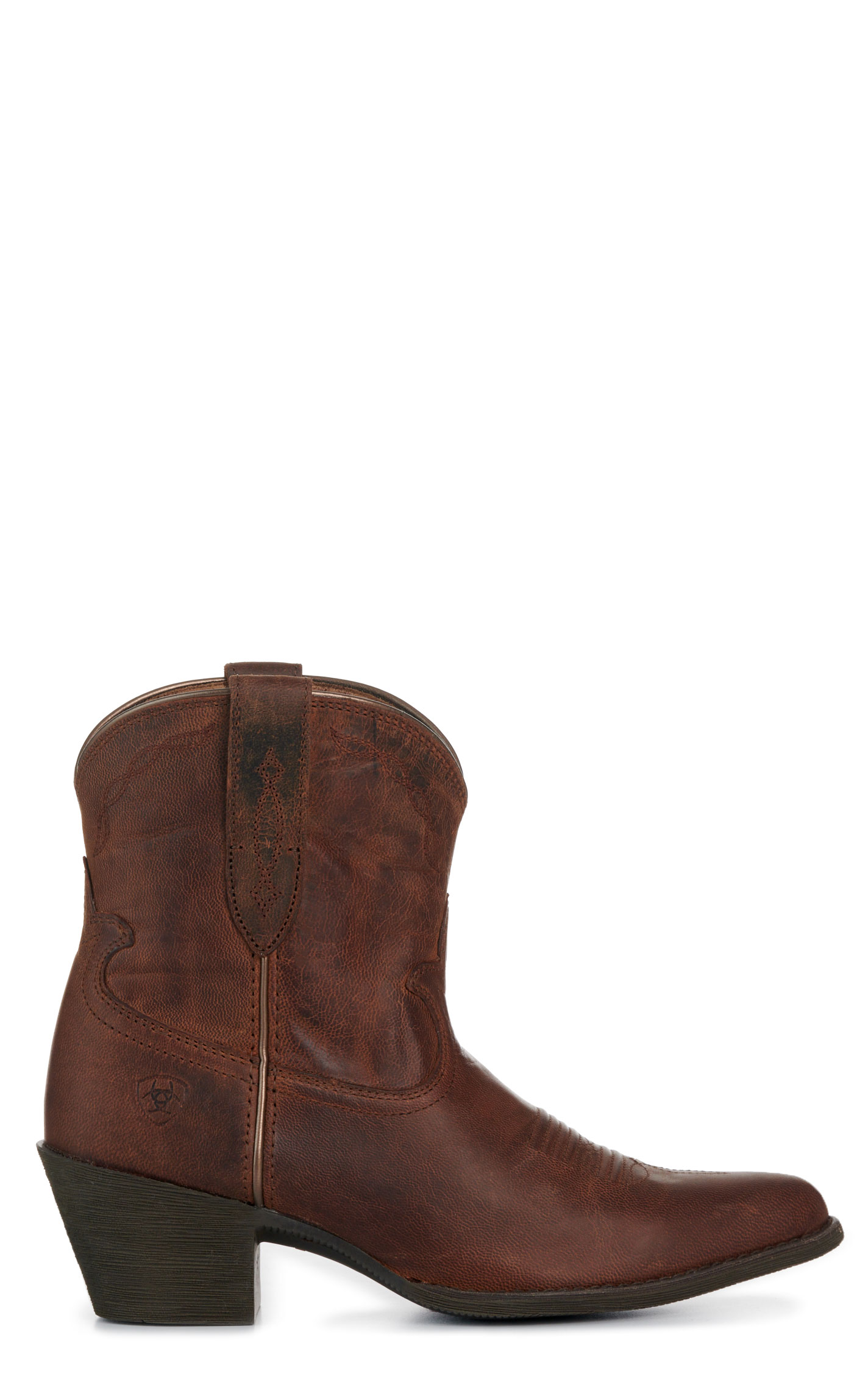 Ariat Women's Maggie Sassie Brown J Toe Booties - Image 1