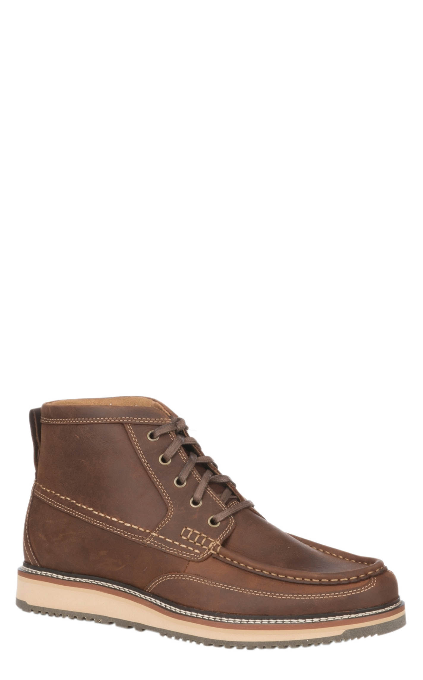 Ariat Men's Lookout Foothill Brown Leather Lace Up Casual Shoe - Image 1