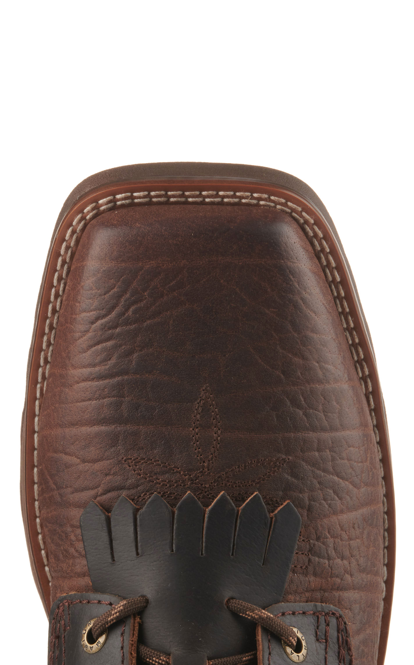 Tony Lama Men's High Range Dark Brown Waterproof Wide Square Composite Toe Work Boot - Image 1