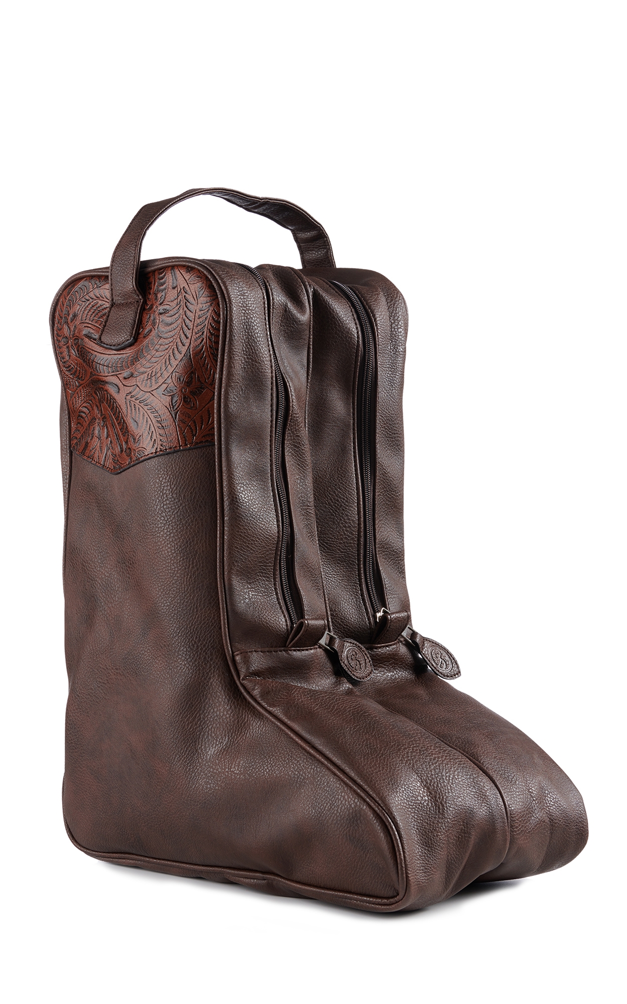 3D Belt Co Brown Boot Bag - Image 1