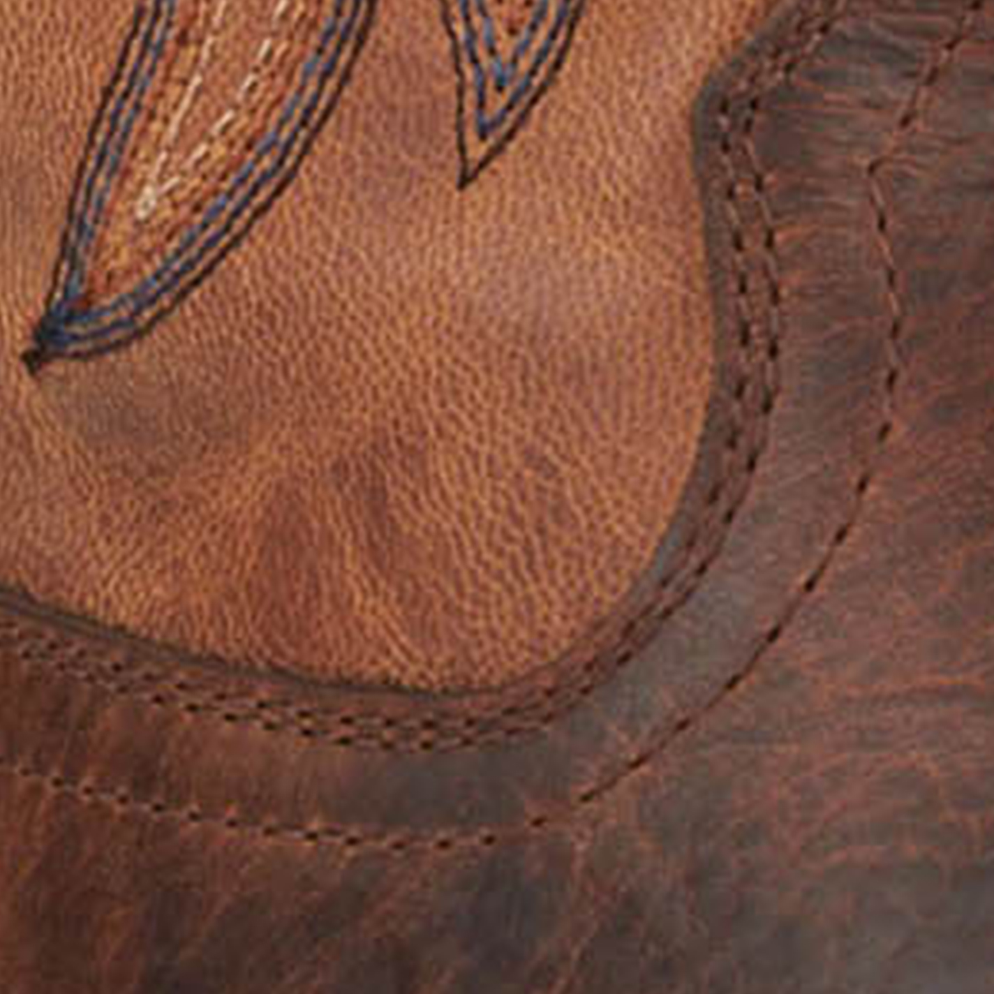 Ariat Men's Slingshot Tobacco Brown and Tan SmartLite Wide Square Toe Cowboy Boots - Image 1