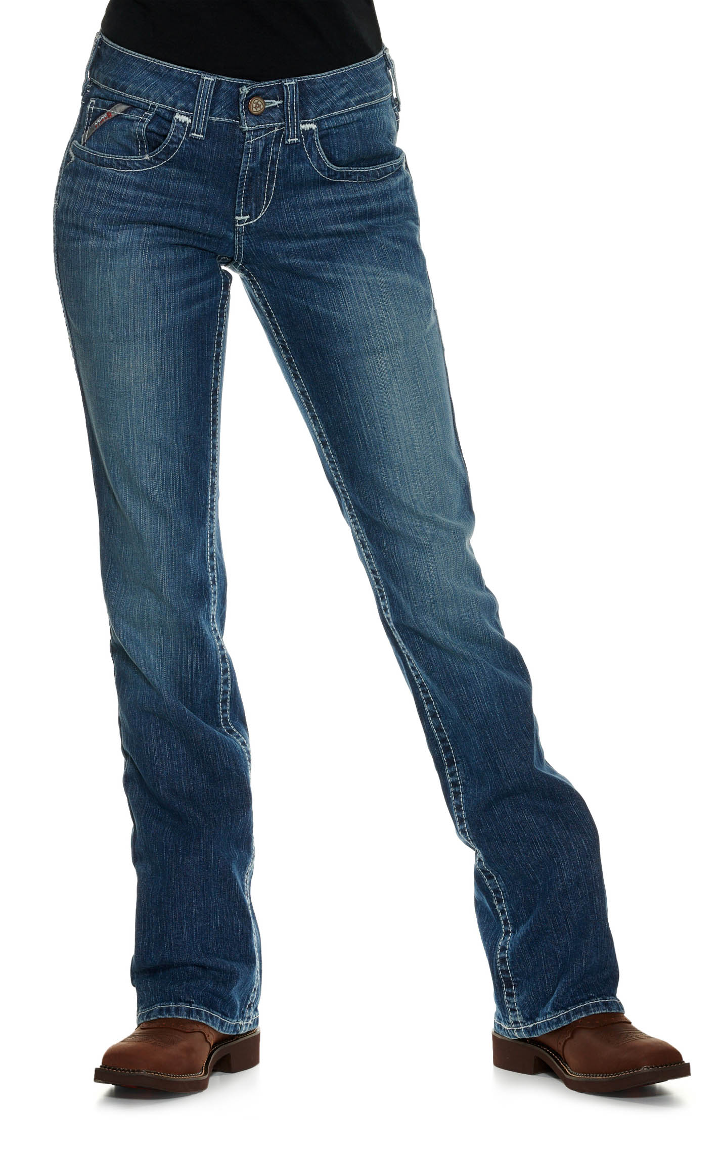 Ariat Work FR Women's Mid Rise Boot Cut Jeans - Image 1