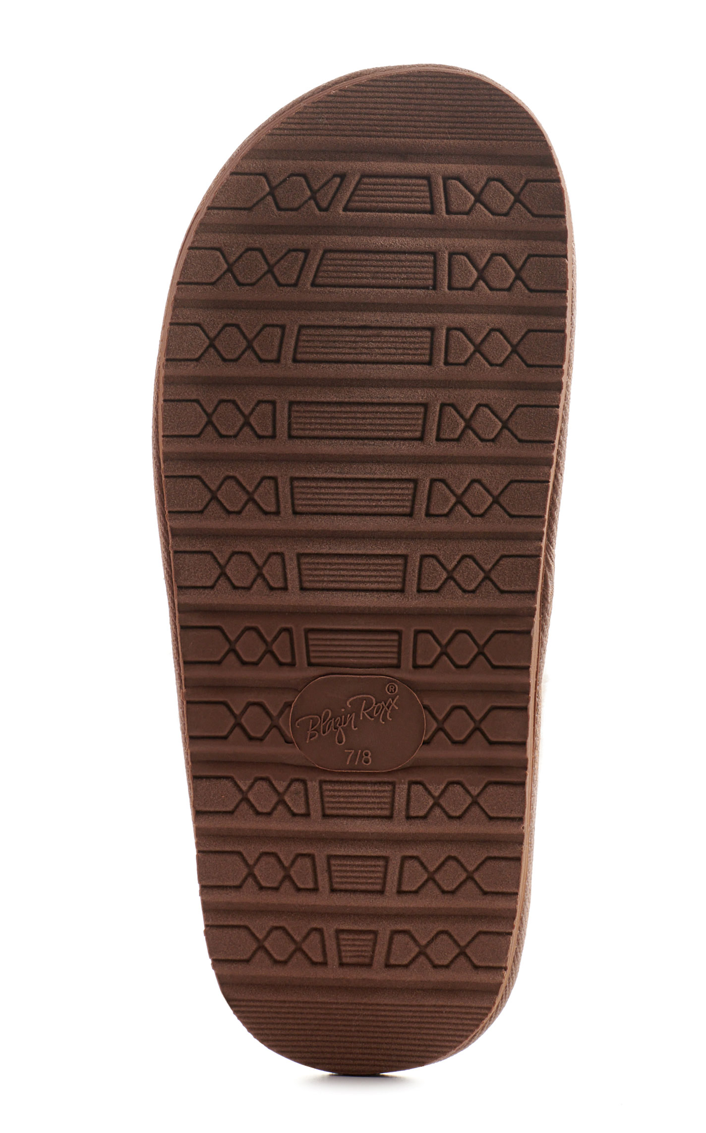 Blazin Roxx Women's Nora Cream Blanket Print Slippers - Image 7