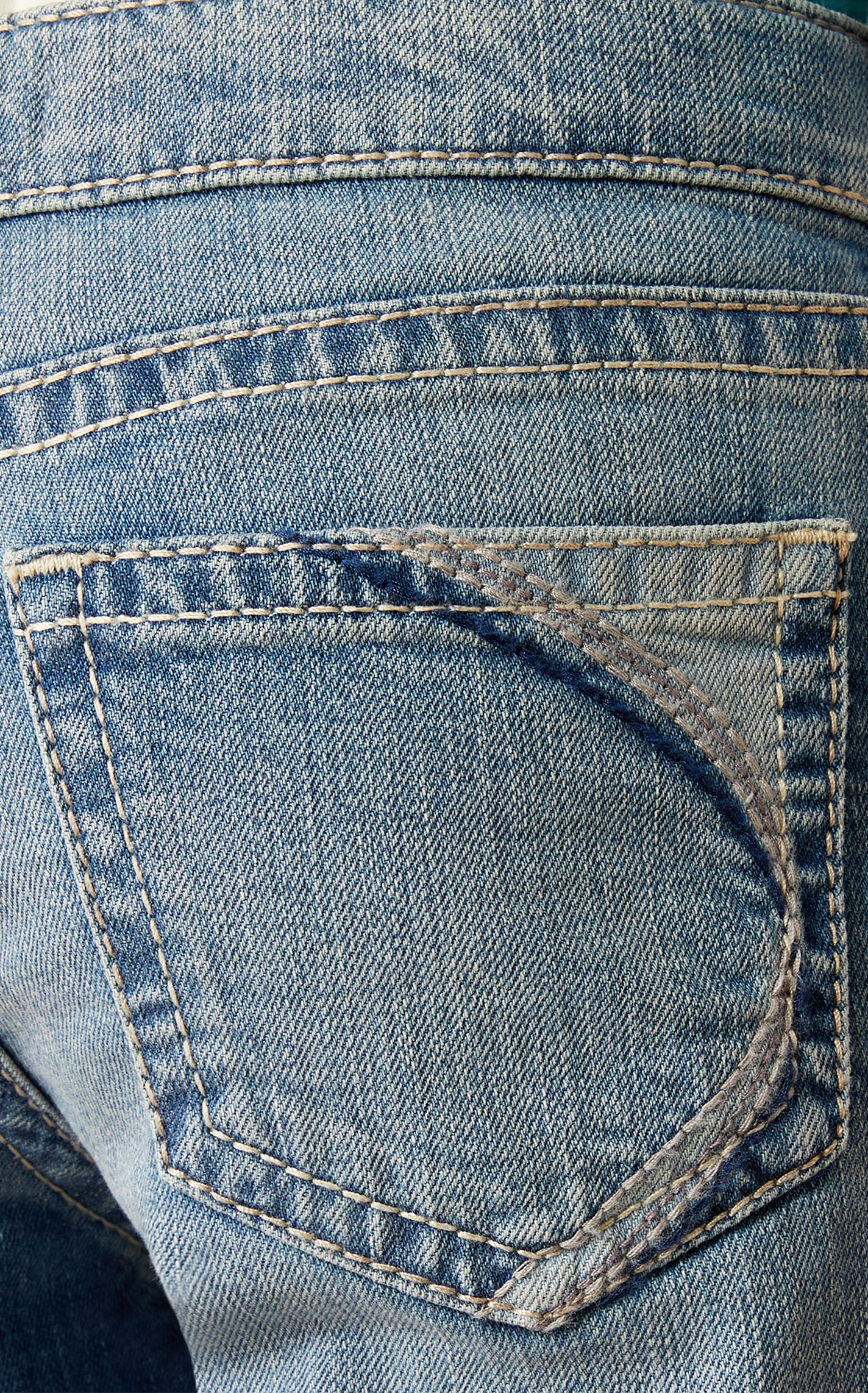 Ariat Girl's Lydia Tennessee Light-Medium Wash Boot Cut Jeans - Image 1