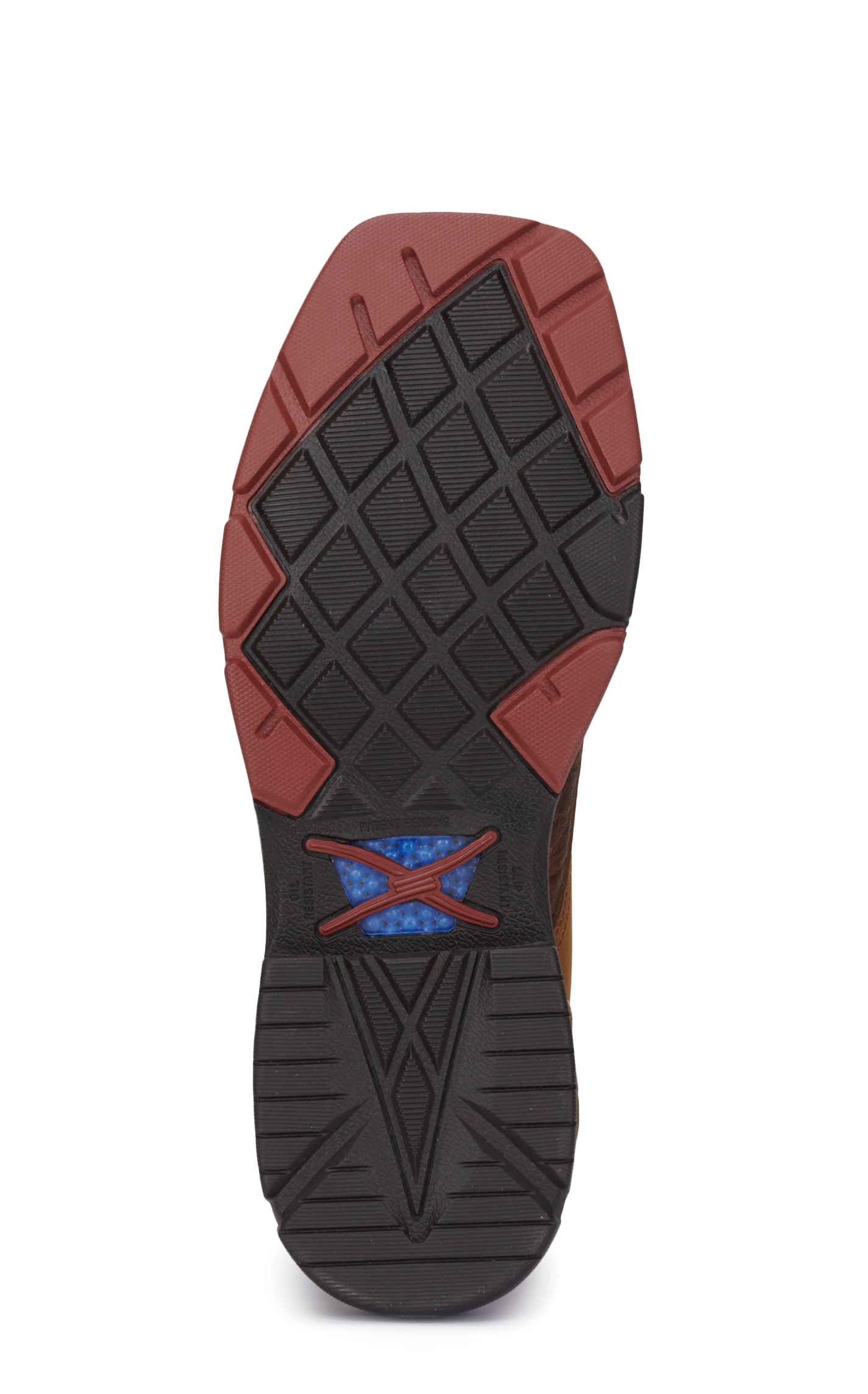 Twisted X Men's Cognac Waterproof CellStretch Square Composite Toe Lace Up Work Boot - Image 1