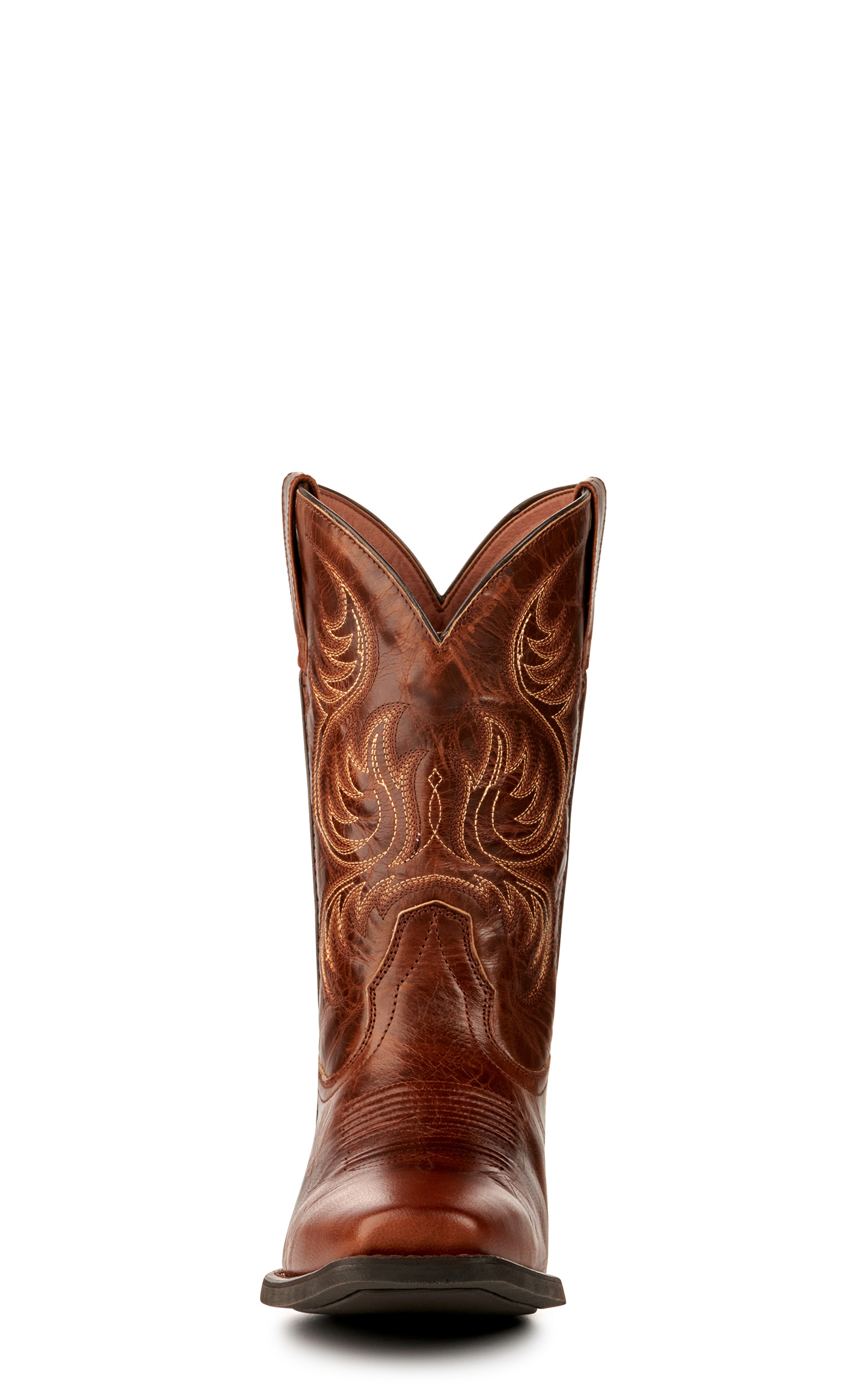 Ariat Men's Sport Boss Man Rich Cognac Punchy Square Toe Cowboy Boots - Image 1