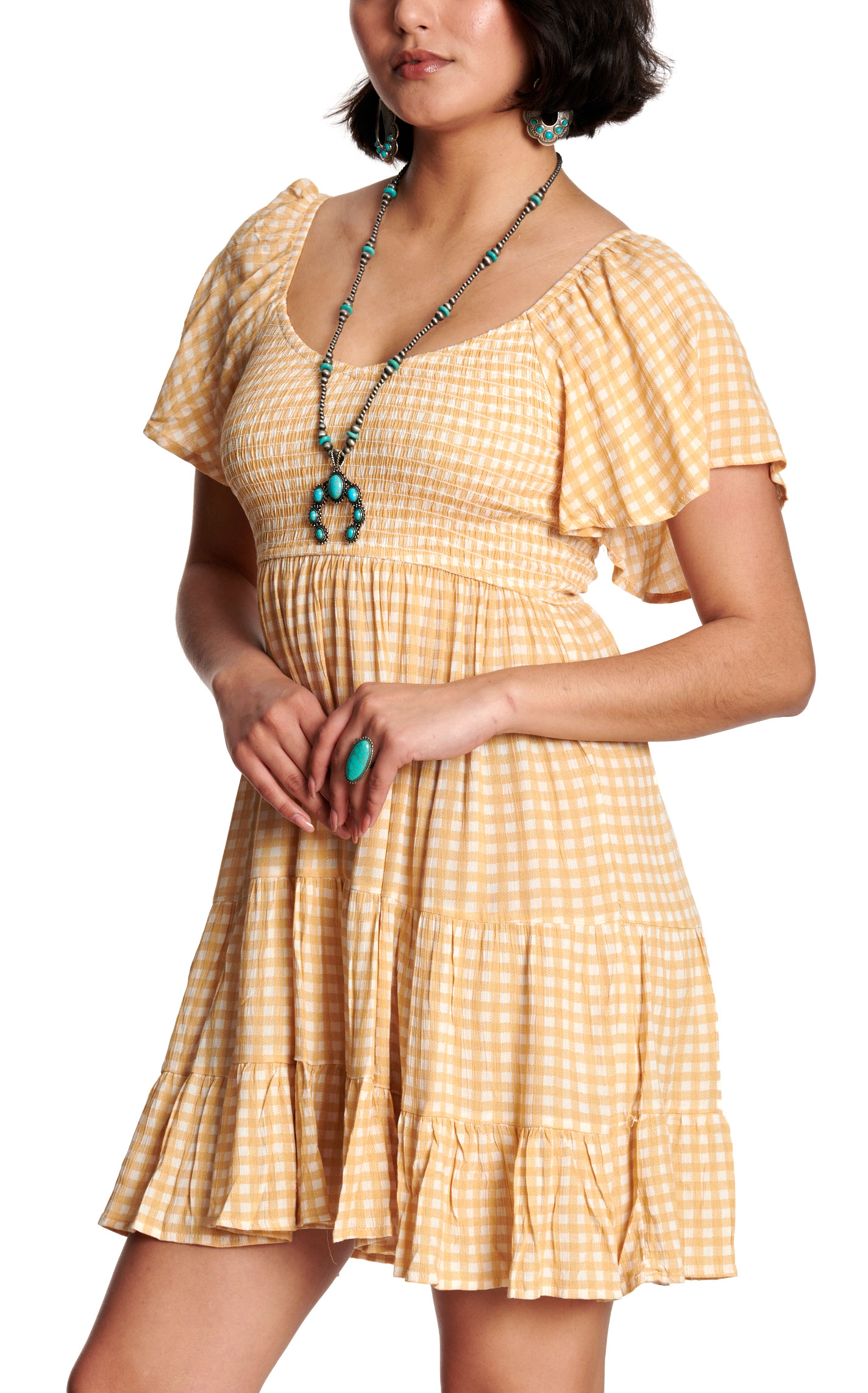 Blue B Women's Mango Gingham Dress - Image 1