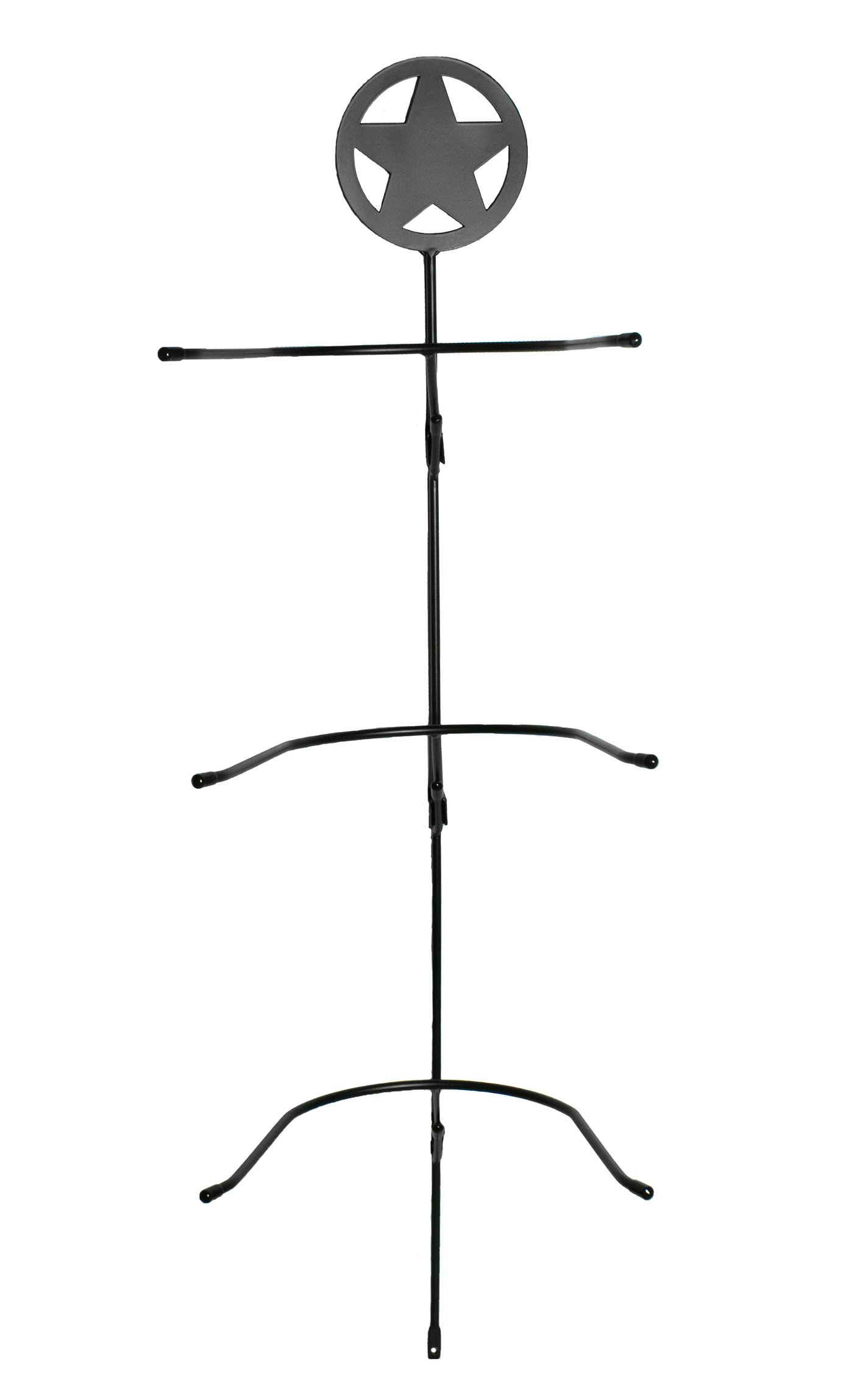 M & F Twister Star 3-Tier Metal Hat Rack - Image 1