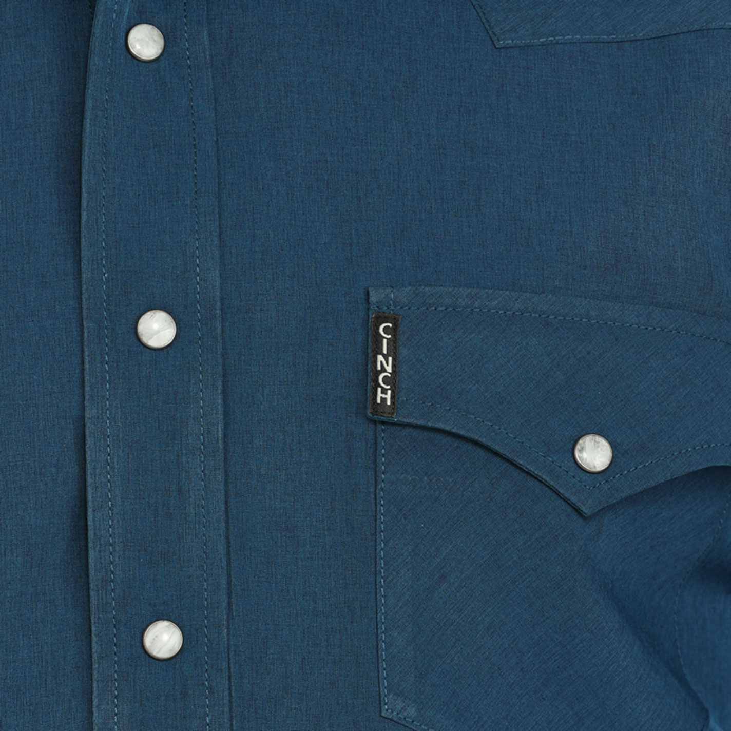 Cinch Men's Aegean Blue Modern Fit Western Shirt - Image 1