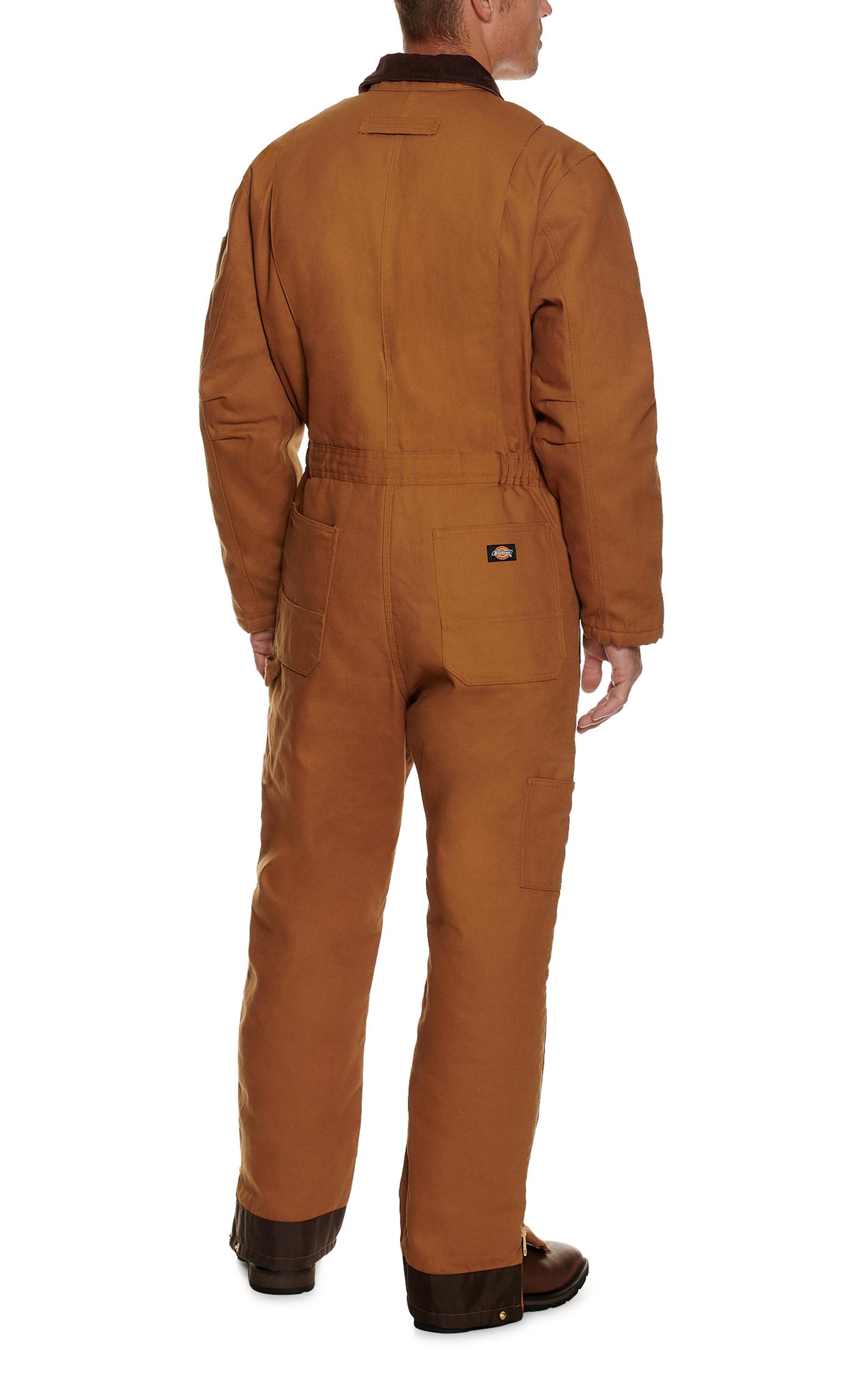 Dickies Men's Brown Duck Insulated Coveralls - Image 1