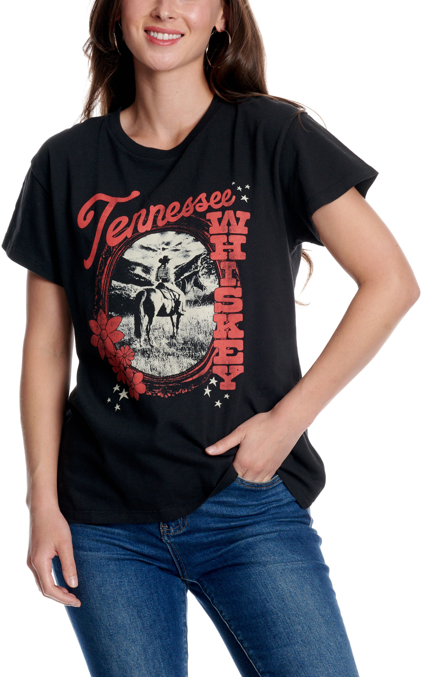Girl Dangerous Women's Black Tennessee Whiskey Graphic T-Shirt - Image 3