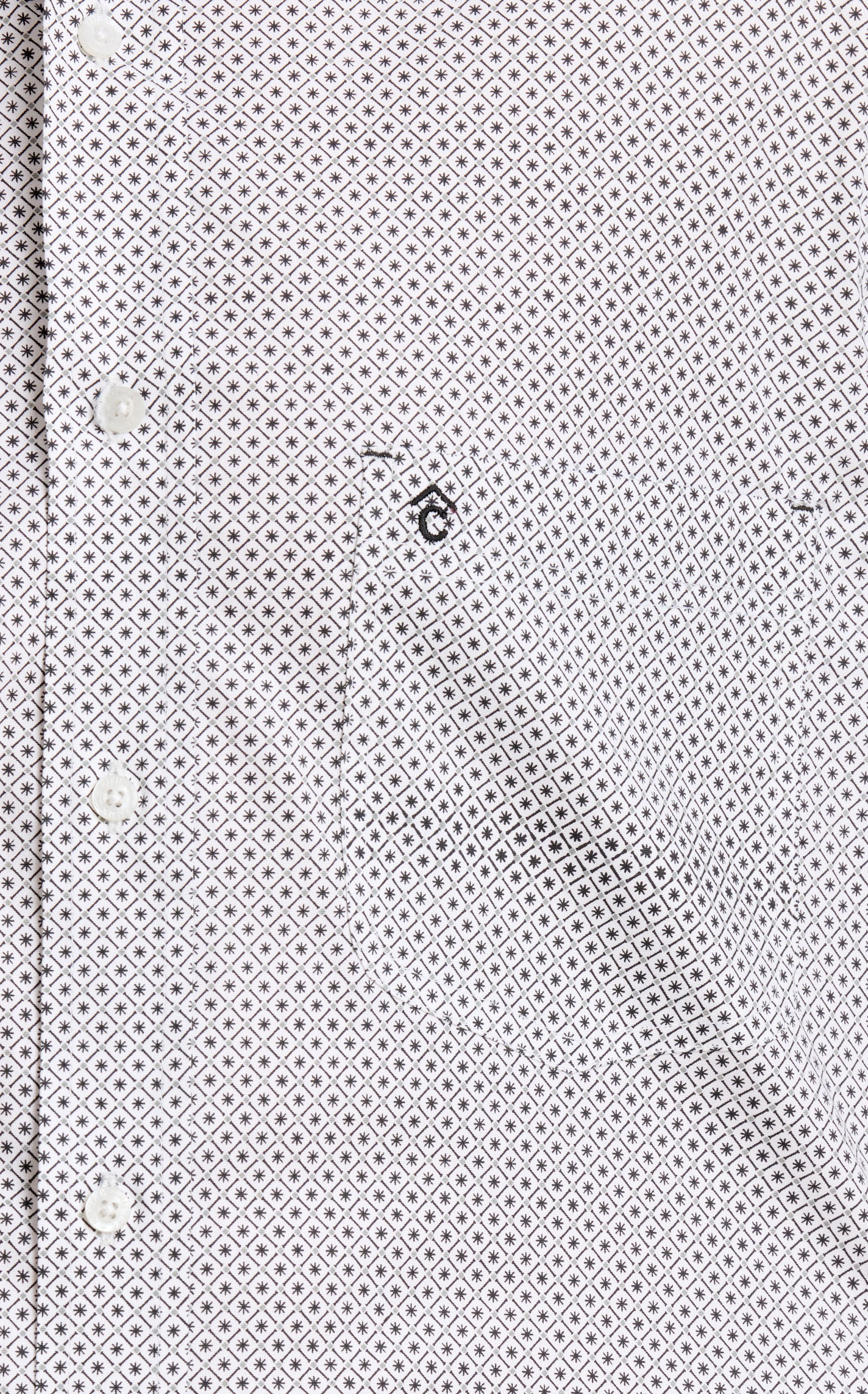 Rafter C Men's ProFlex45 Black Geo Print Western Shirt - Image 1