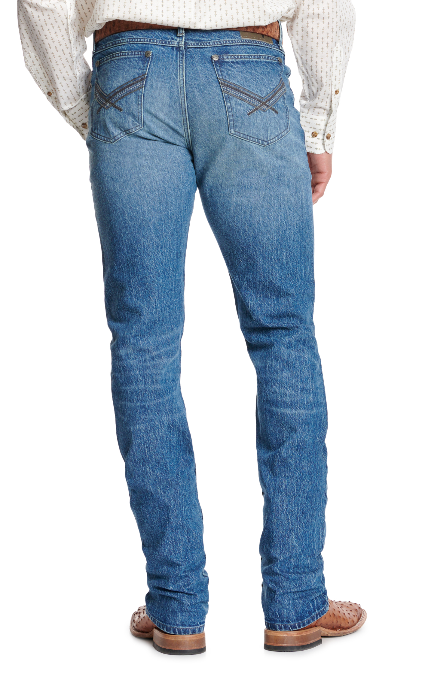 Wrangler 20X Men's 44 Warren Medium Wash Slim Straight Leg Jean - Image 1