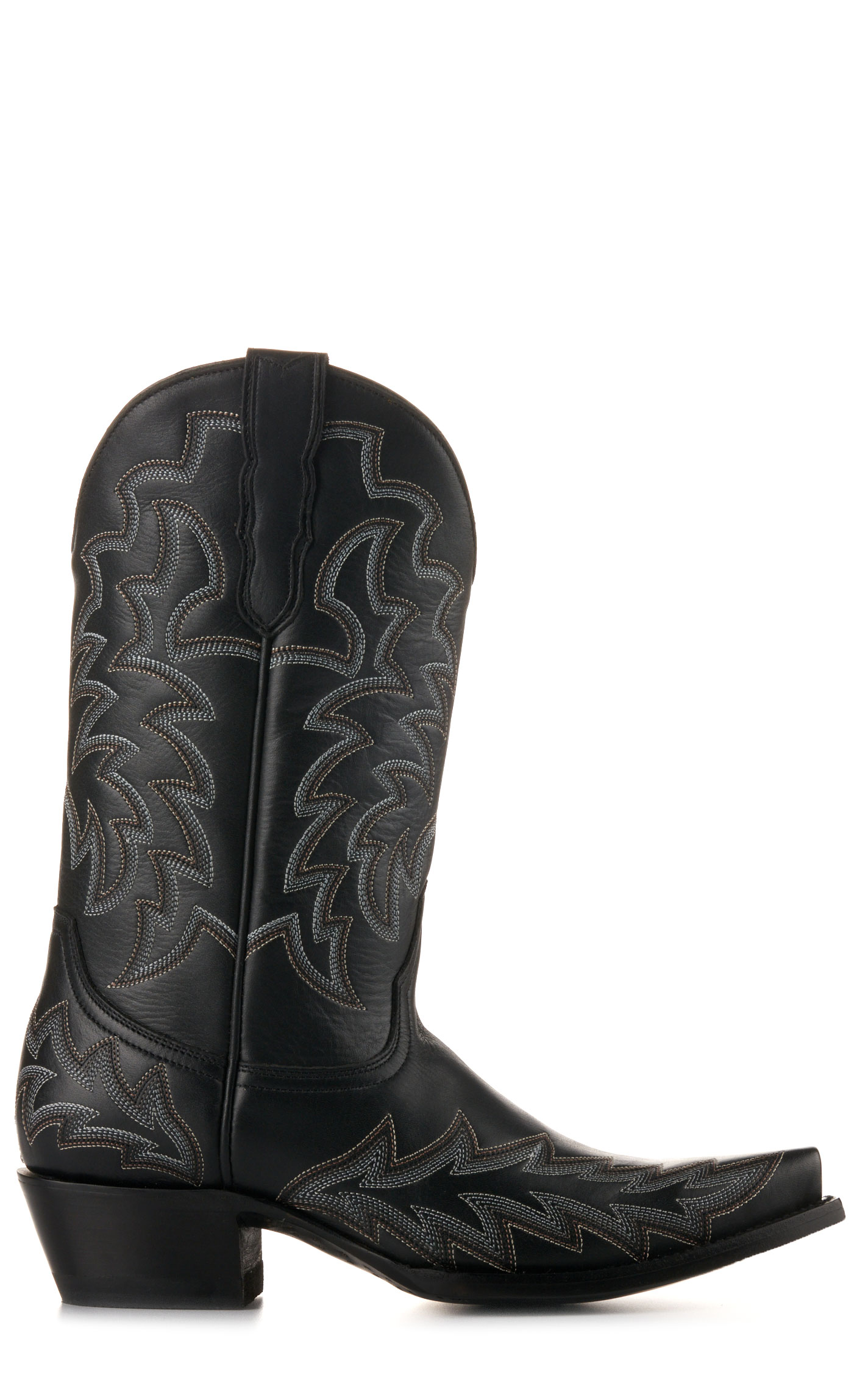 Cavender's Women's Black Snip Toe Cowboy Boots - Image 1