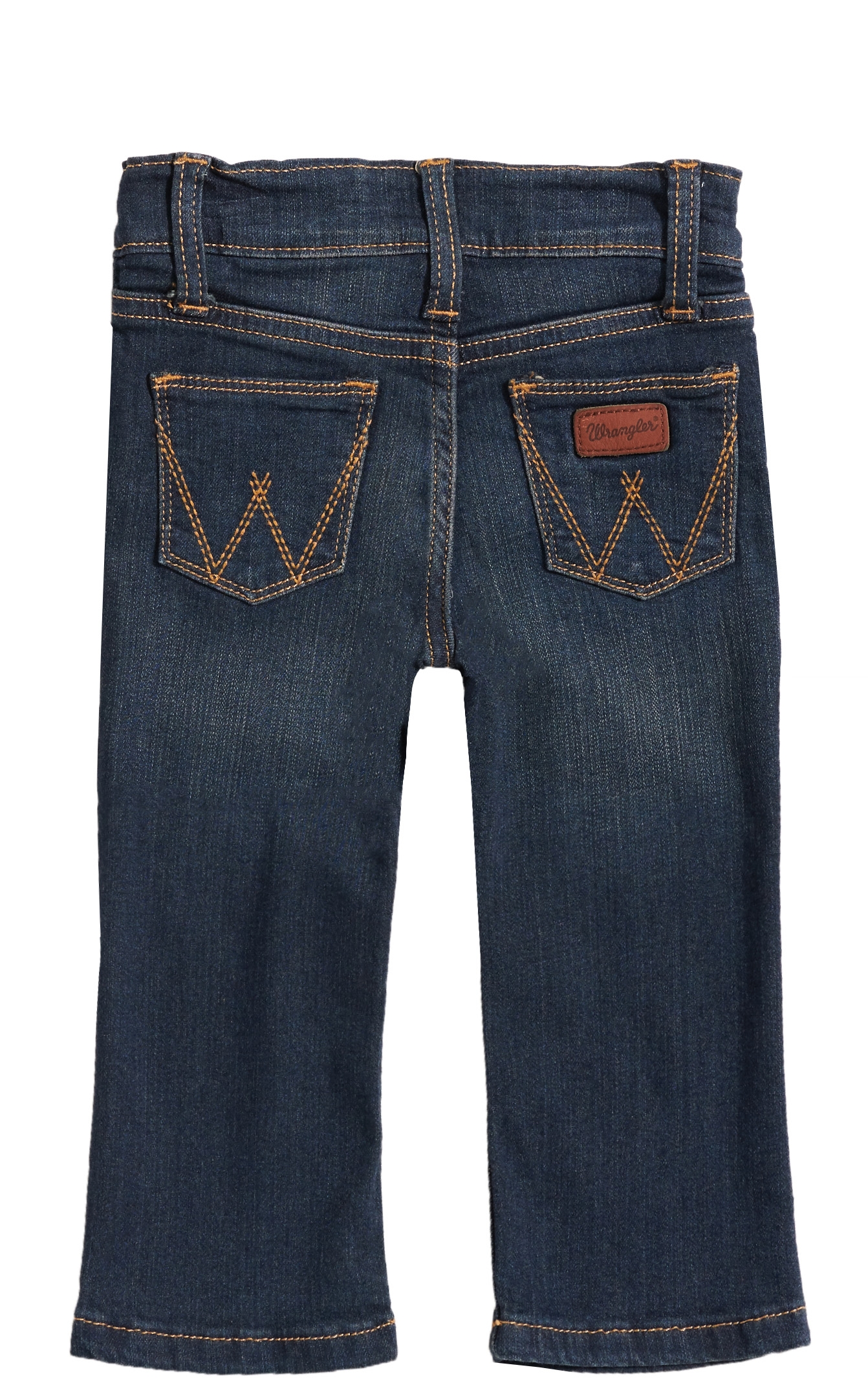 Wrangler Baby Boy Medium Wash Adjustable Waist Jeans - Image 1