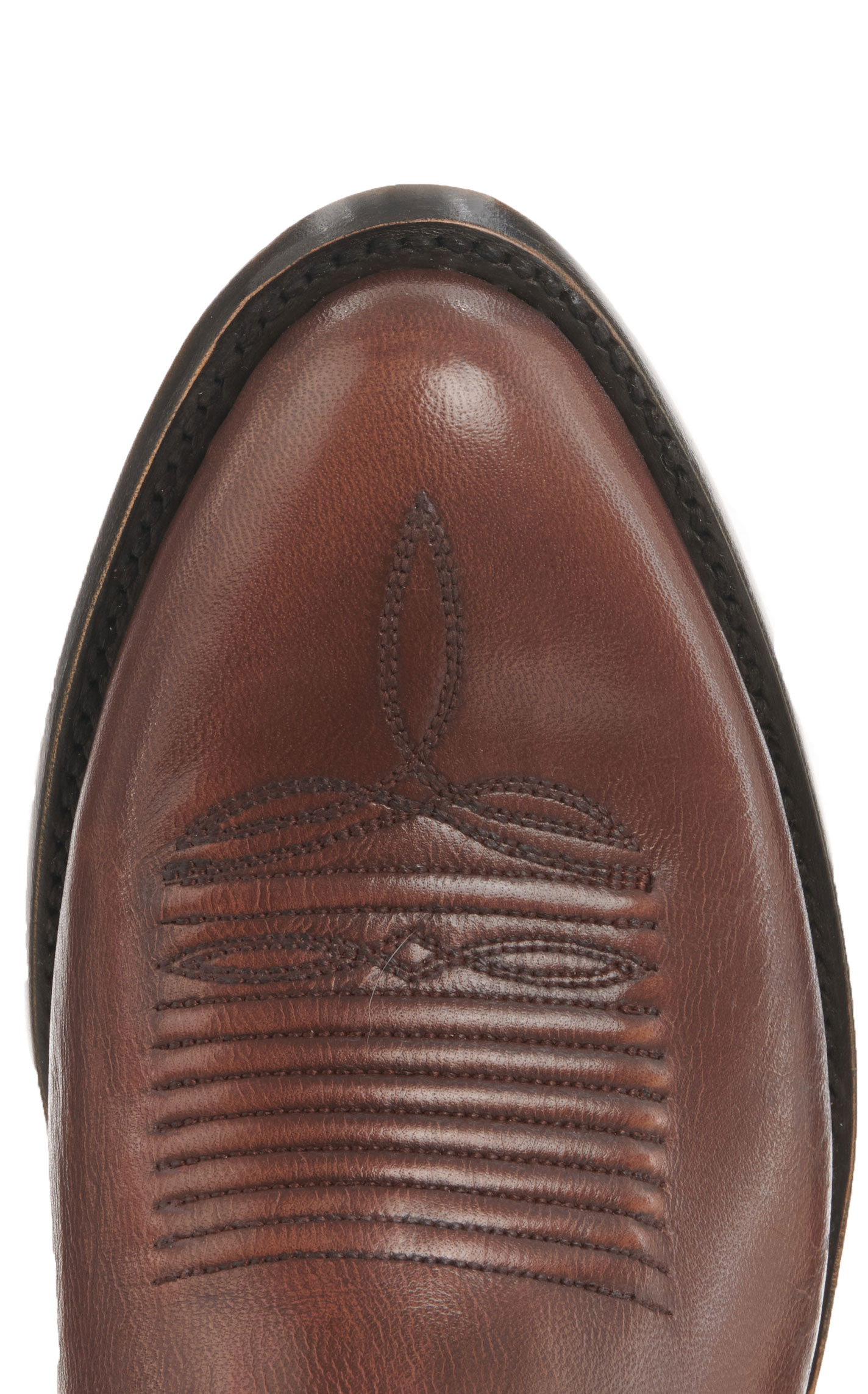 JRC & Sons Men's Creed Brush Off Goat Round Toe Cowboy Boot in Tan - Image 1
