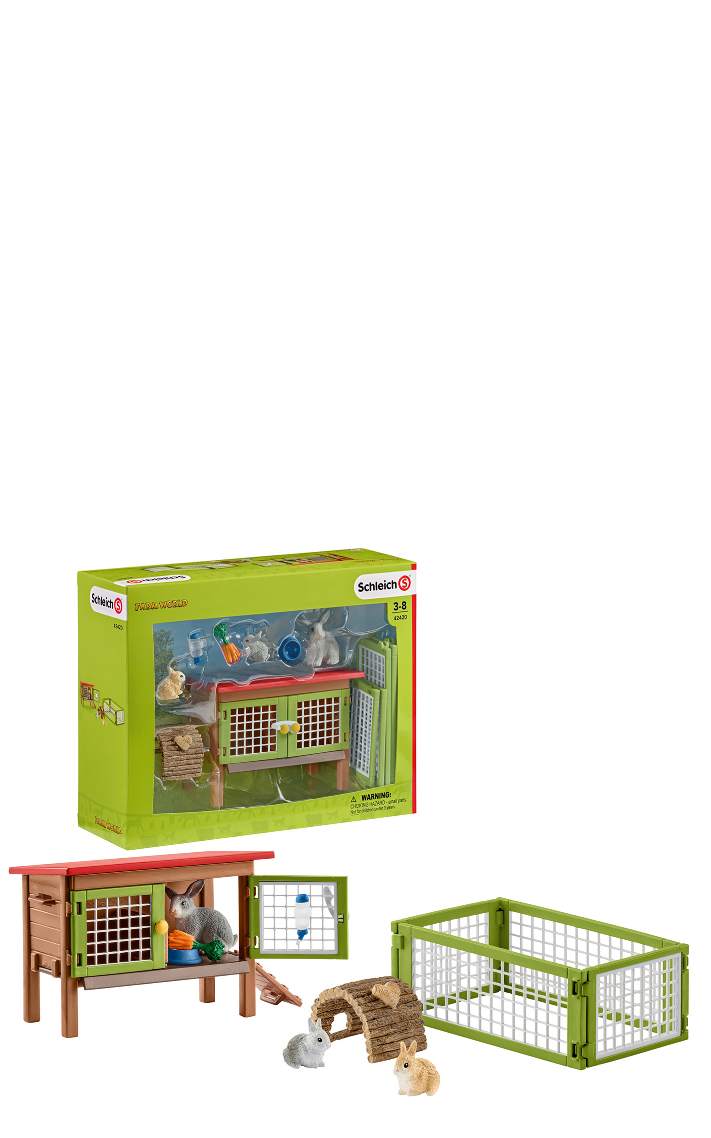 Schleich Rabbit Hutch Set - Image 1