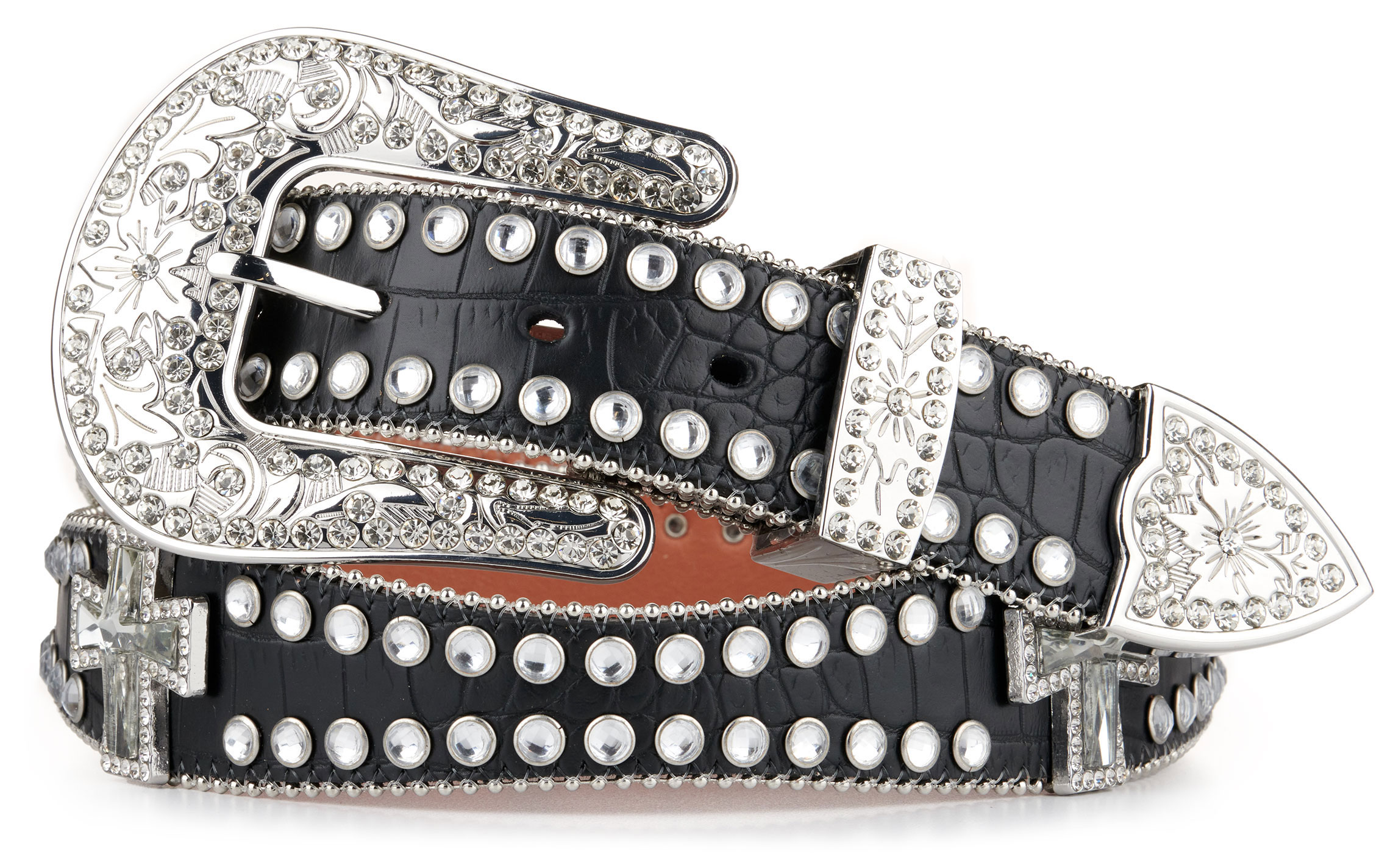Blazin Roxx Women's Rhinestone Western Belt - Image 1