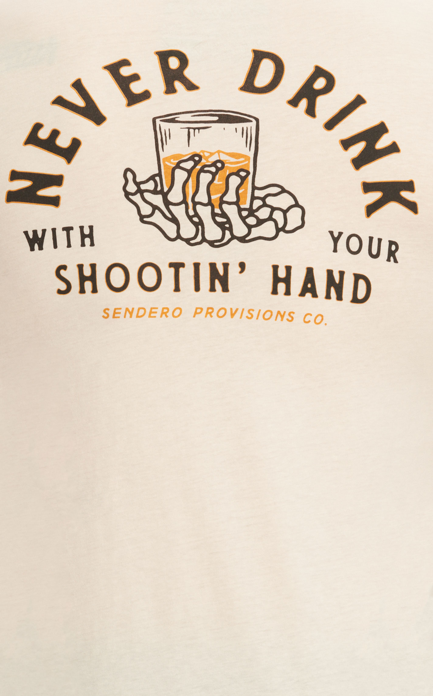 Sendero Provisions Co. Men's Bone Shootin' Hand  Logo Graphic Short  Sleeve T-Shirt - Image 1